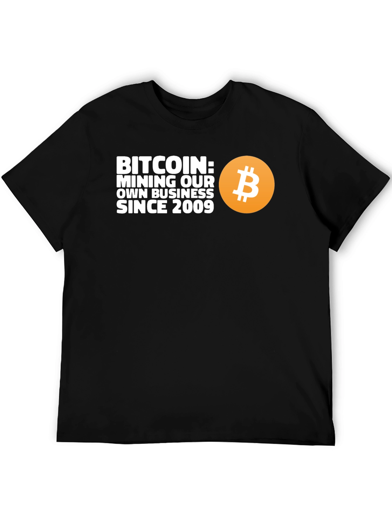 Black Bitcoin Mining Business T-Shirt Since 2009 view 5