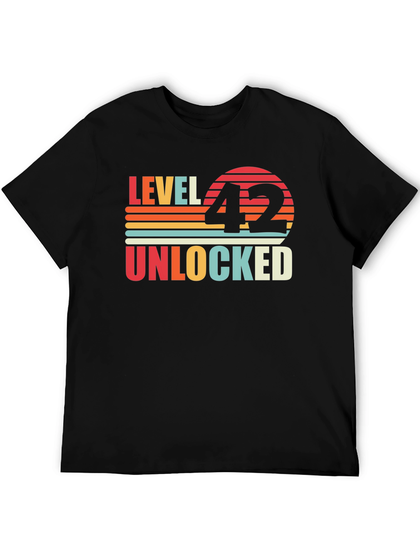 Black Level 42 Unlocked Birthday T-Shirt view 5