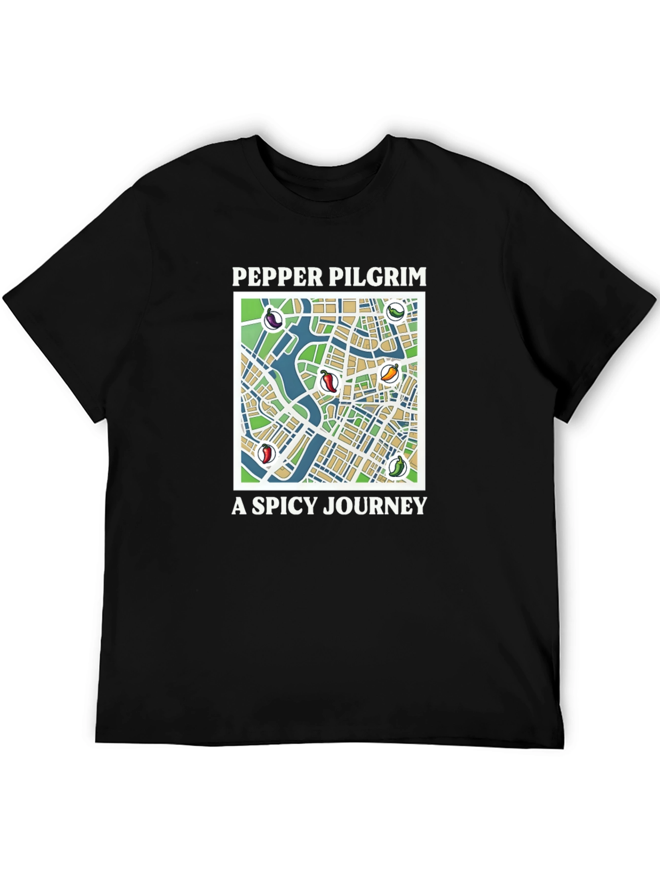 Pepper Pilgrim T-Shirt - A Spicy Journey - 5
