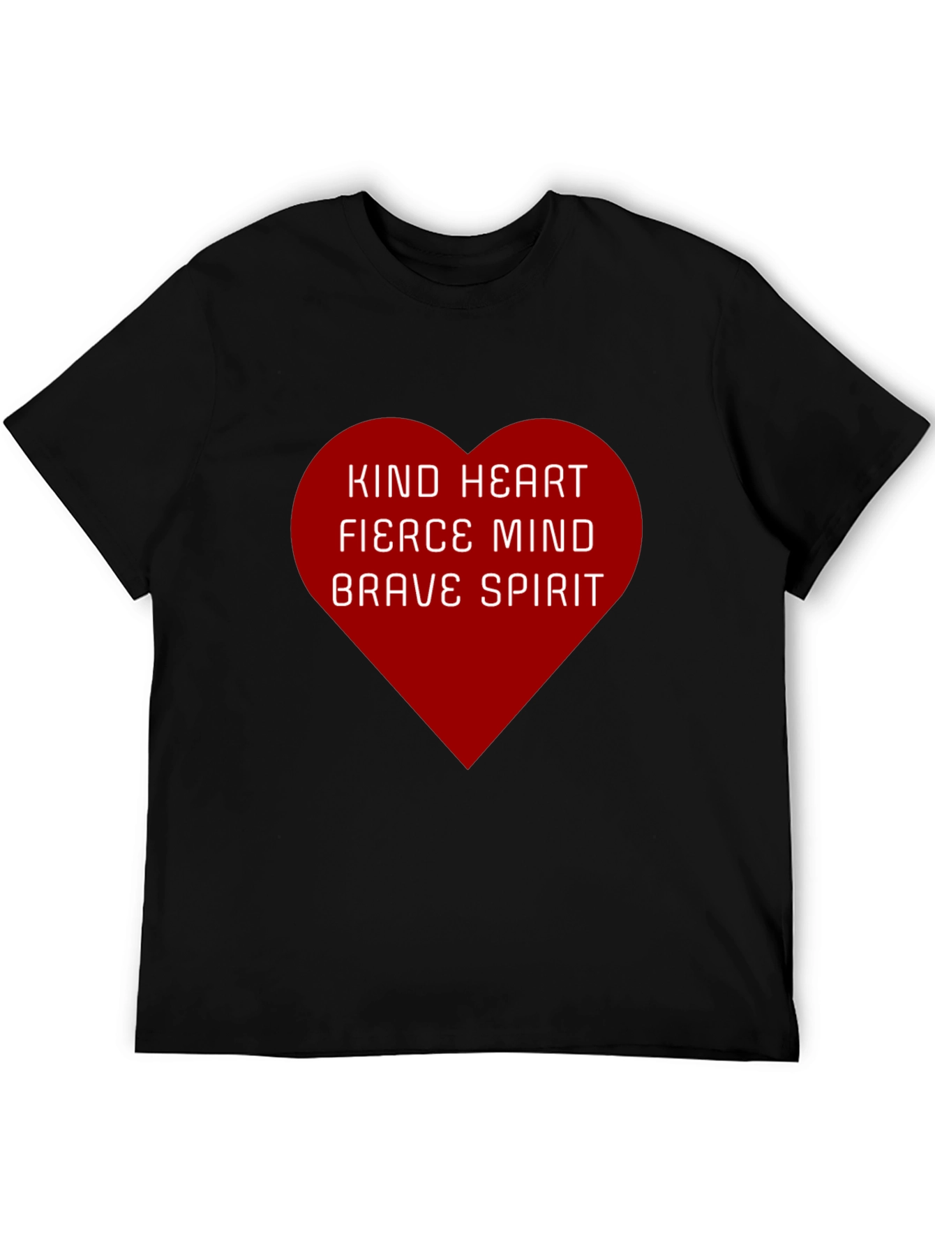Black Kind Heart, Fierce Mind Graphic Tee - Unisex view 5