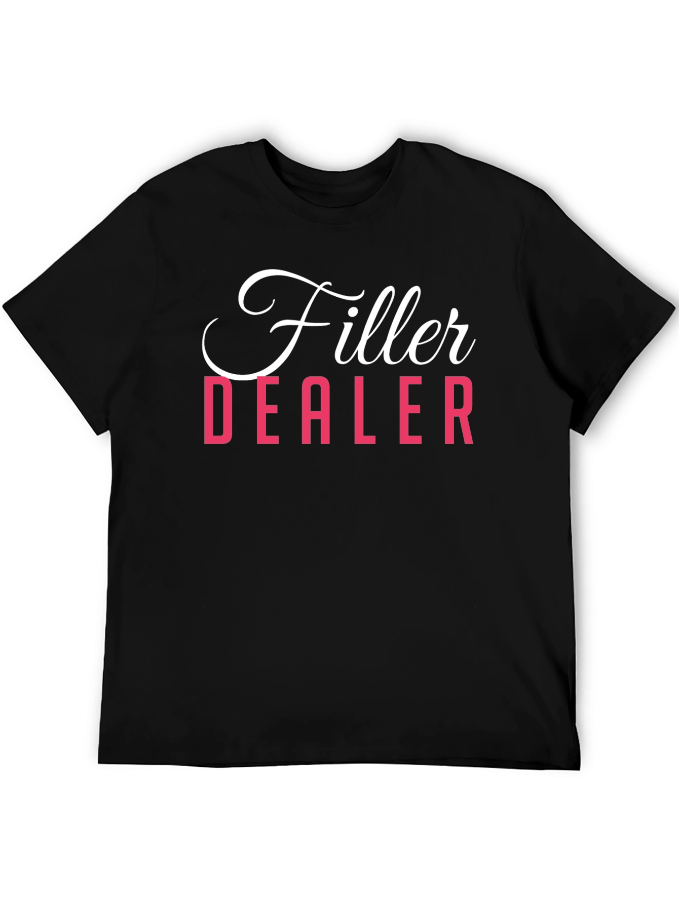 Black Filler Dealer Black Graphic T-Shirt view 5