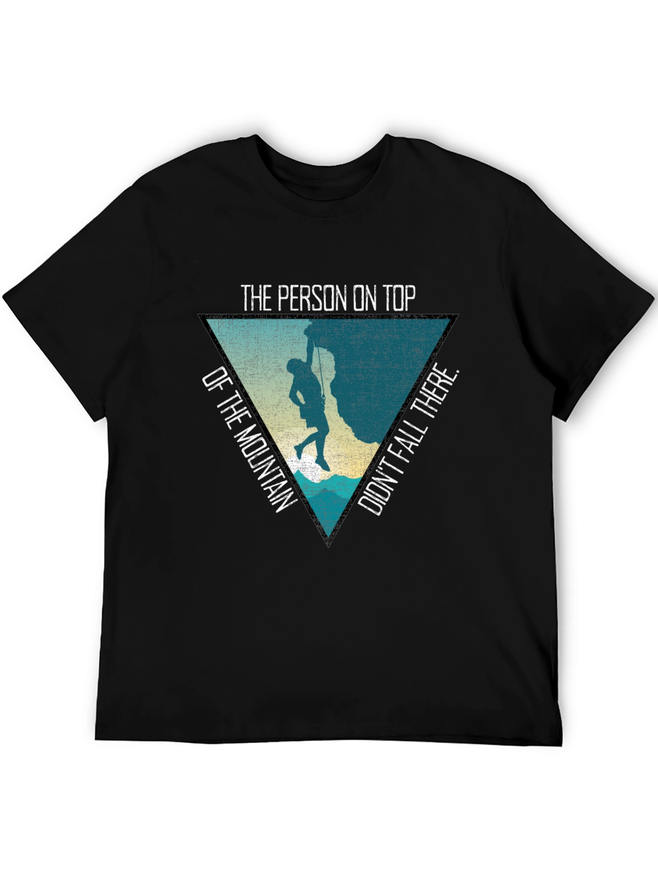 Black The Person On Top Graphic T-Shirt view 5