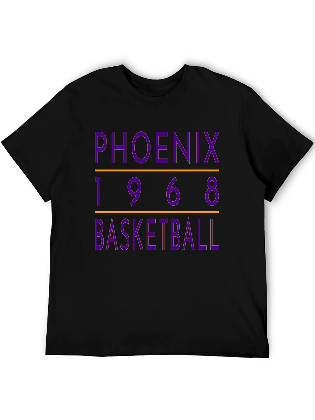 Black Phoenix Basketball 1968 T-Shirt - Retro Sports Tee view 5