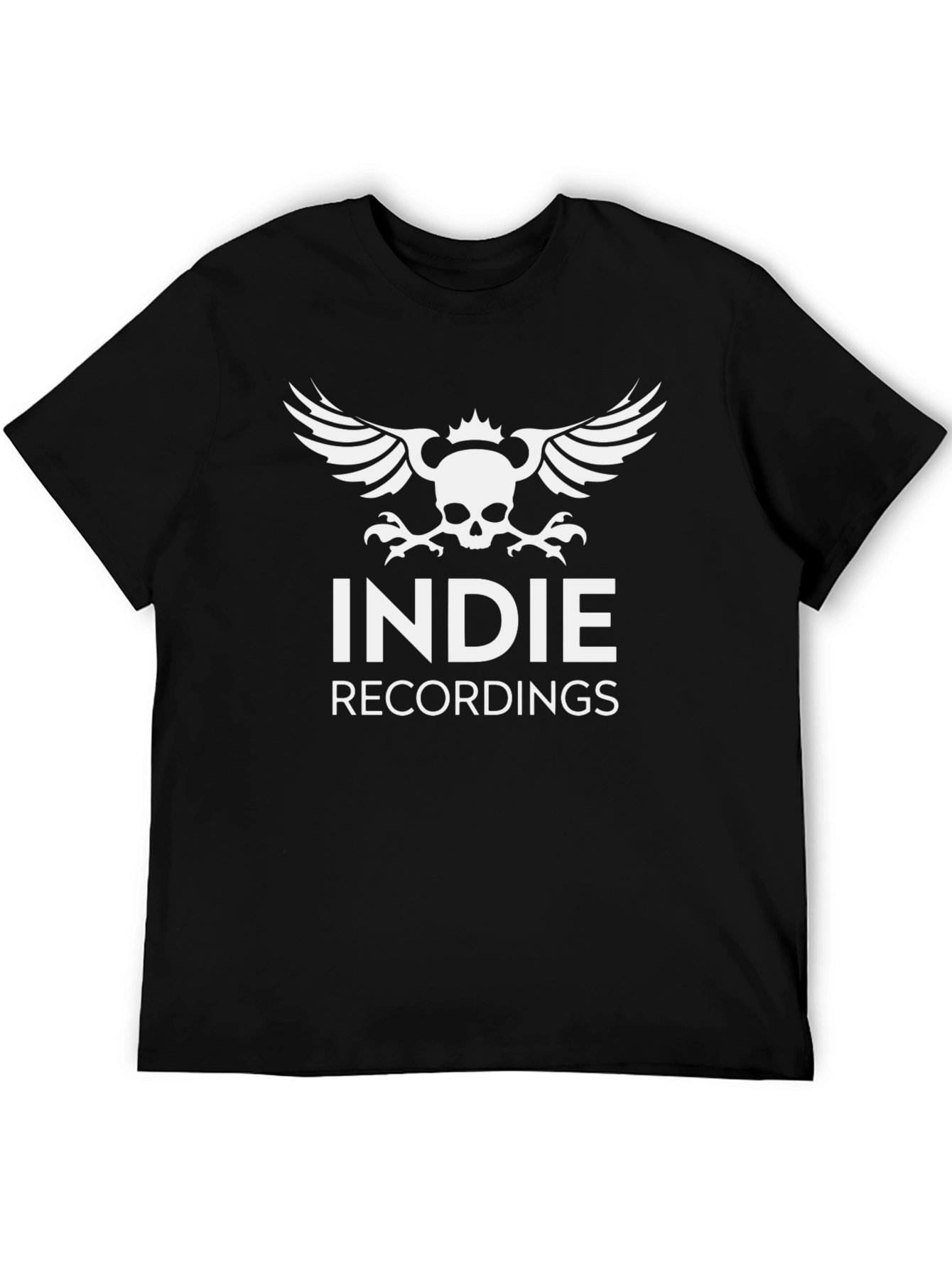 Black Indie Recordings Graphic Print Black Tee view 5