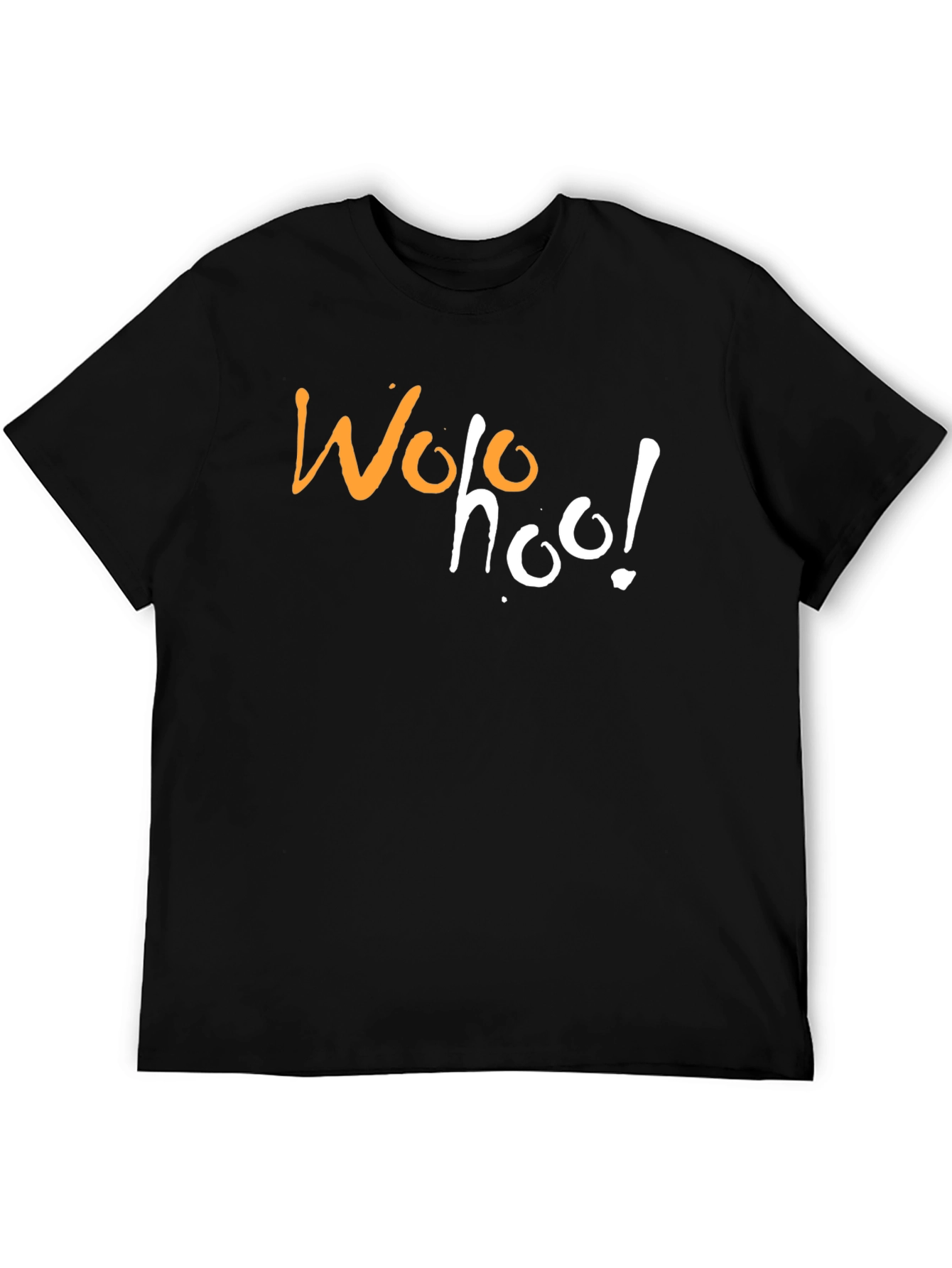 Black Wohoo Graphic T-Shirt view 5