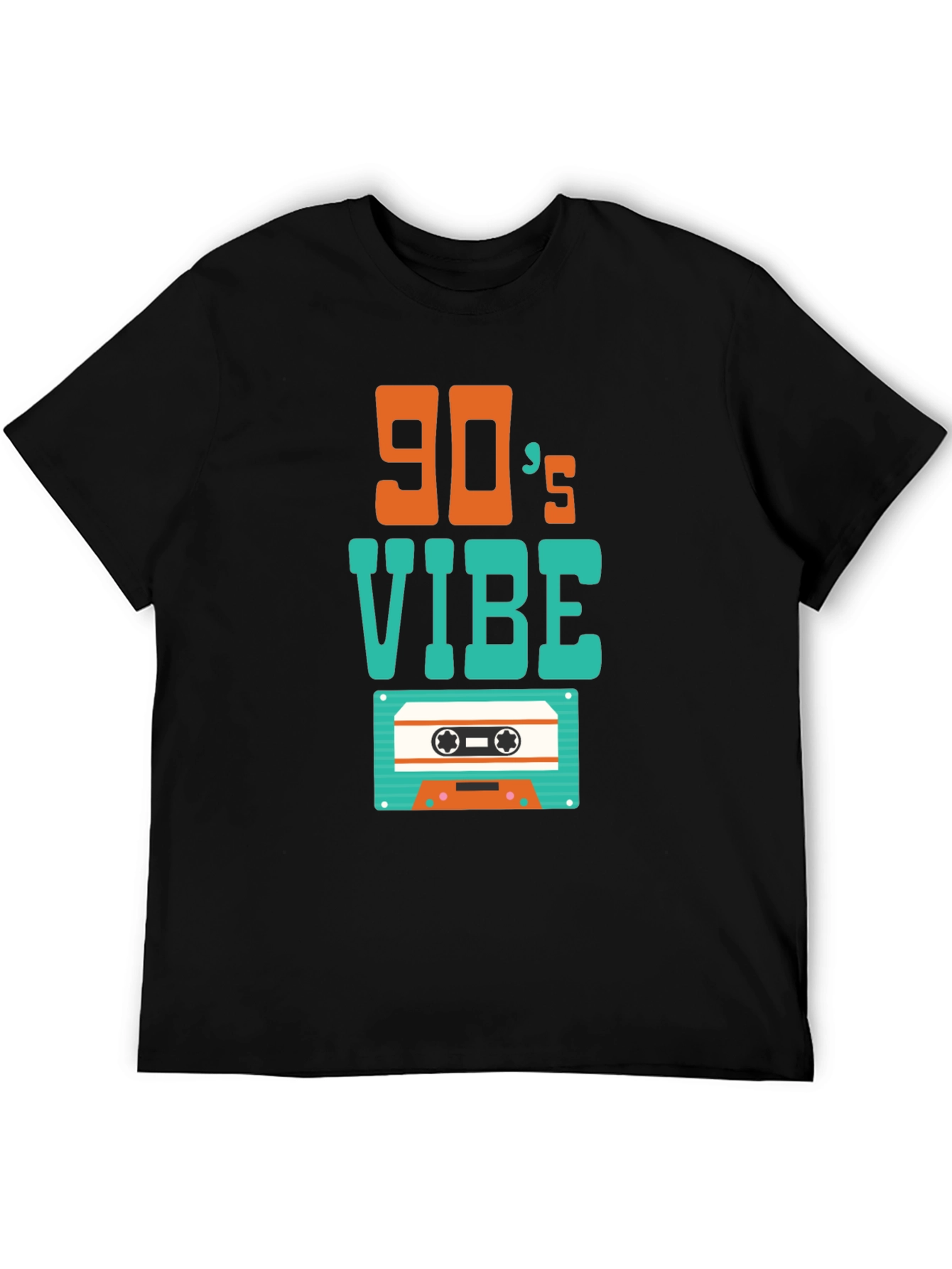 90's Vibe Graphic T-Shirt Retro Cassette Tape Design - 5