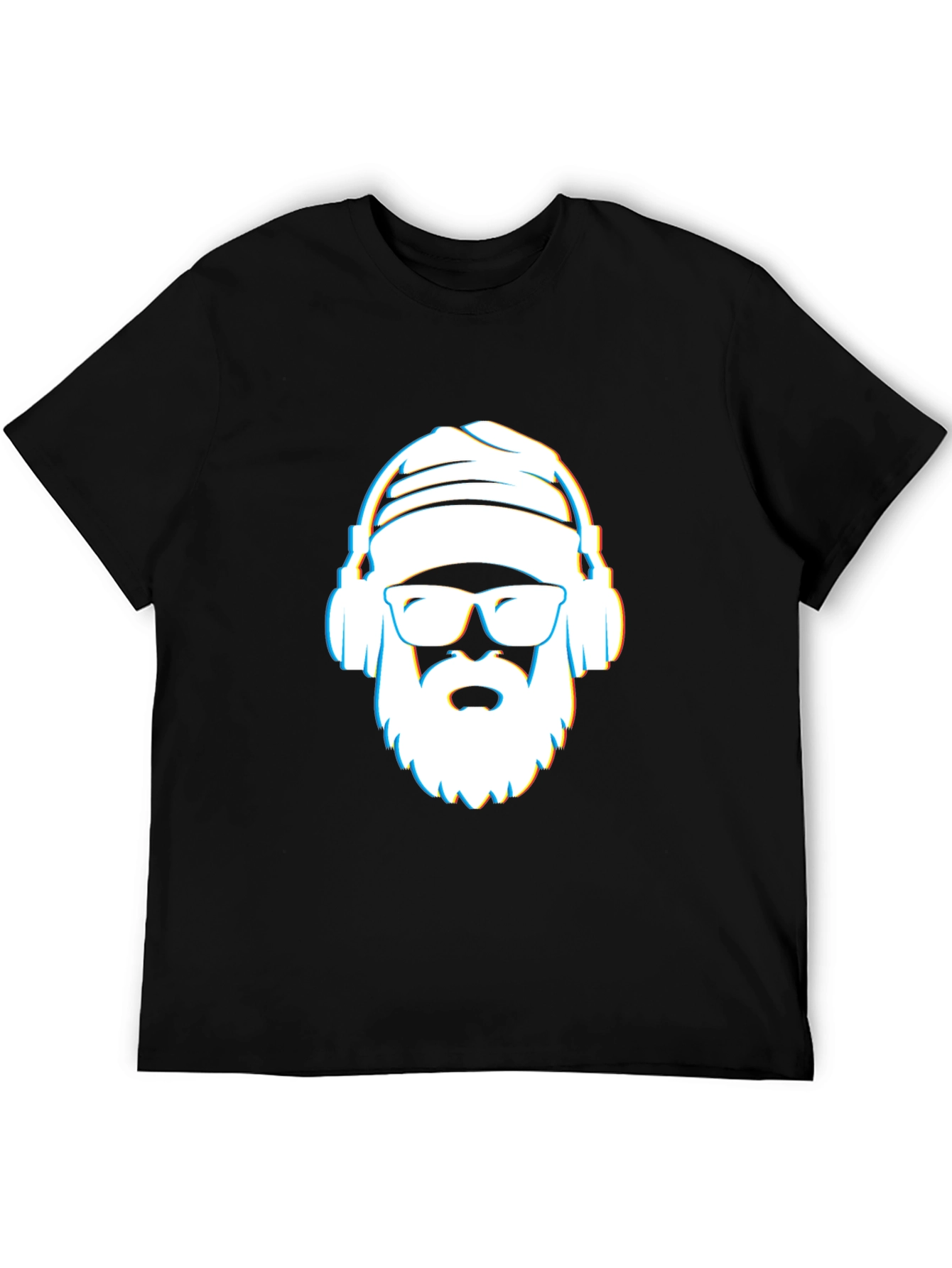 Black Cool Dude Graphic T-Shirt - Black Cotton Blend view 5