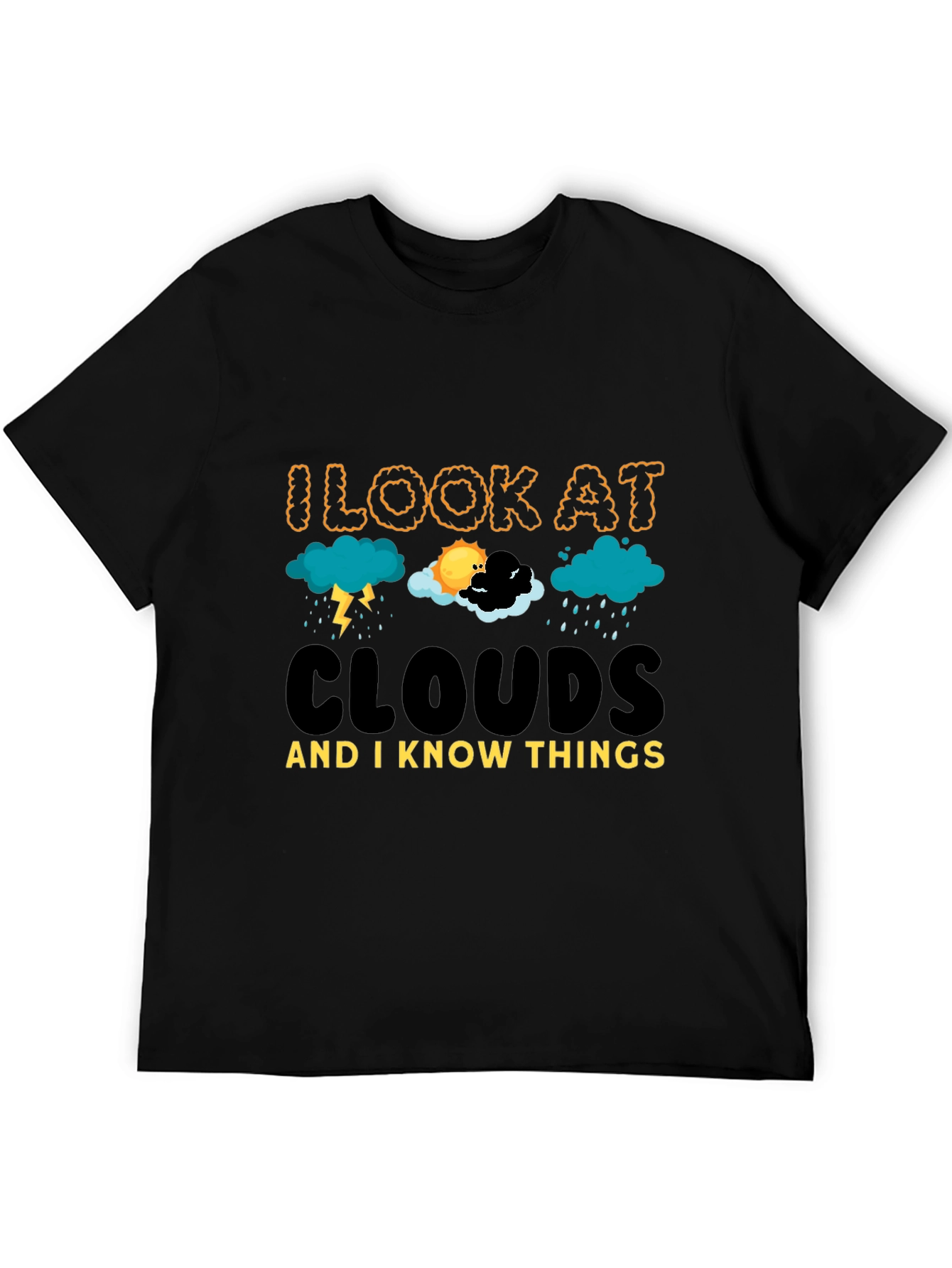 Black Cloud Expert Black T-Shirt view 5