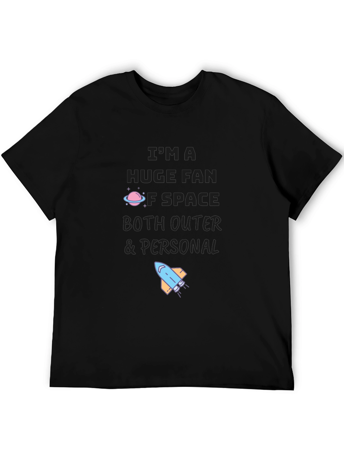 Black Space Fan T-Shirt: Outer & Personal view 5