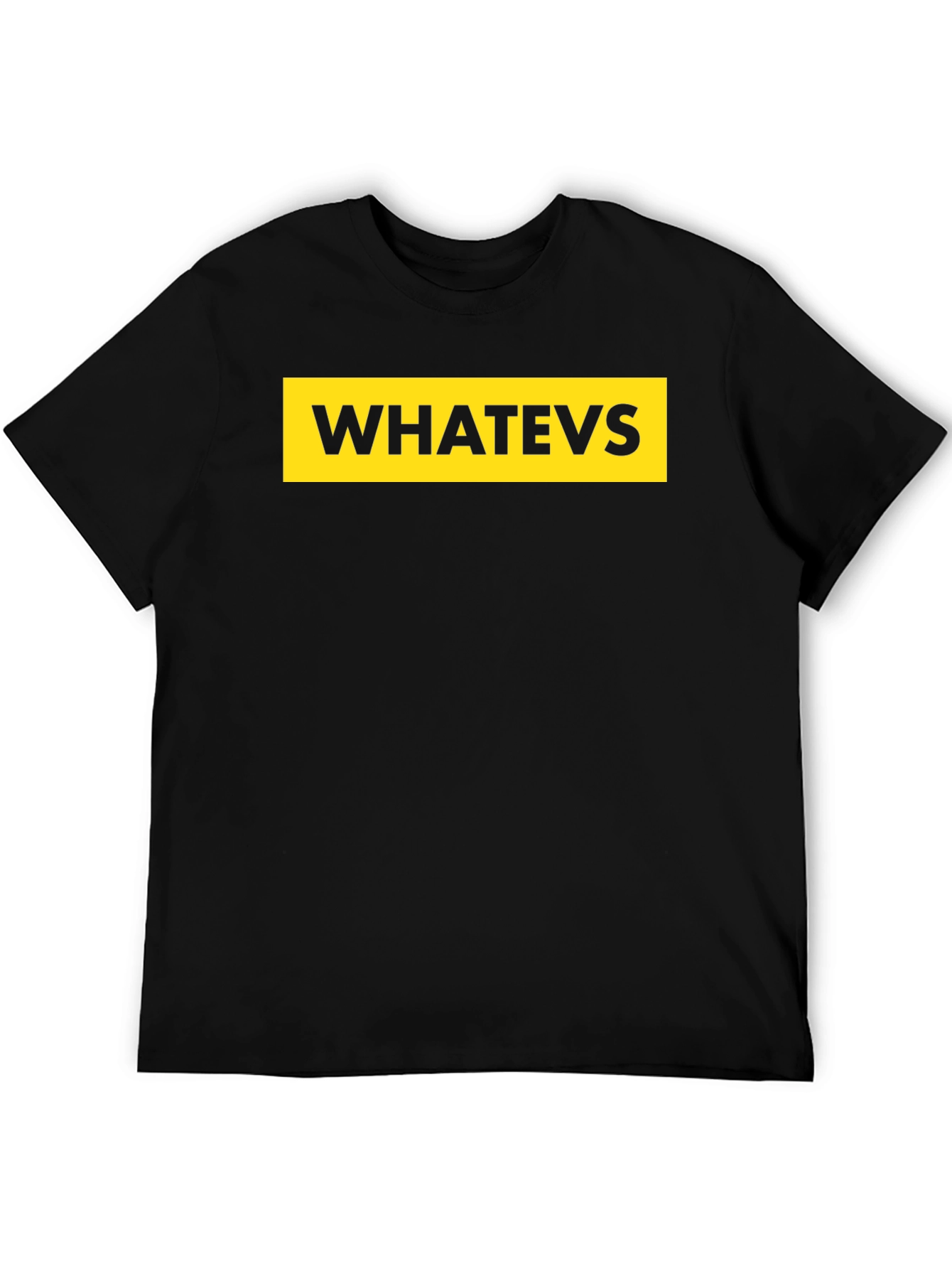 Black Whatever T-Shirt - Casual Wear view 5