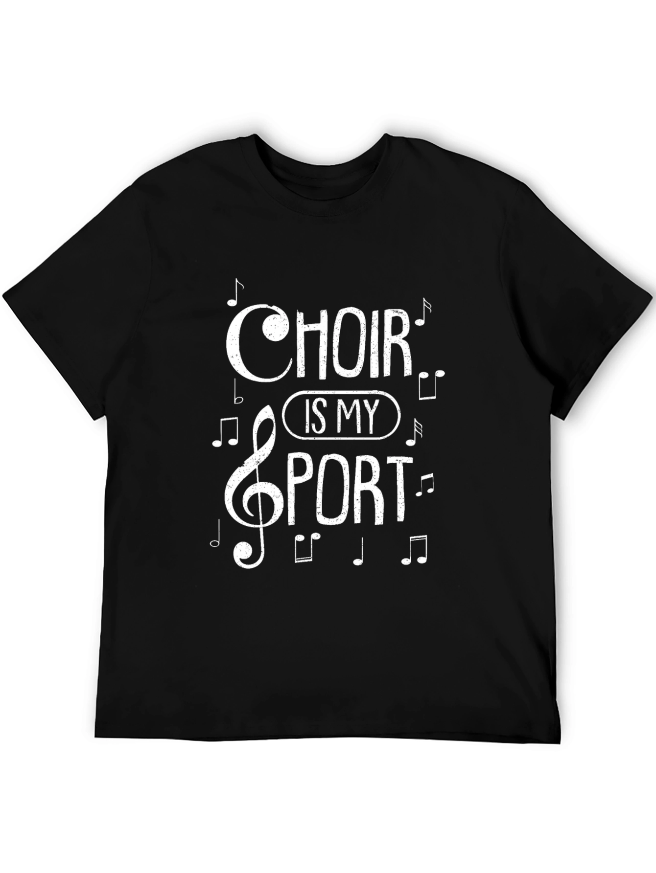 Black Choir is My Sport T-Shirt: Music Lover Tee view 5