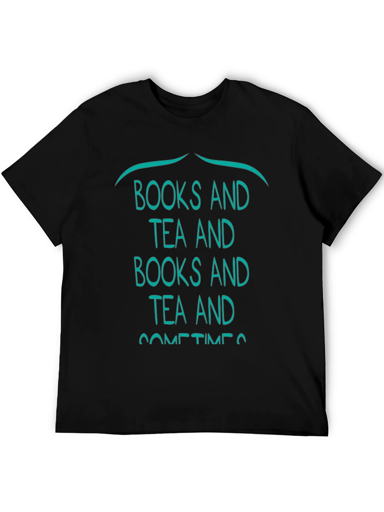 Black Books and Tea Graphic Tee - Relaxed Comfort view 5