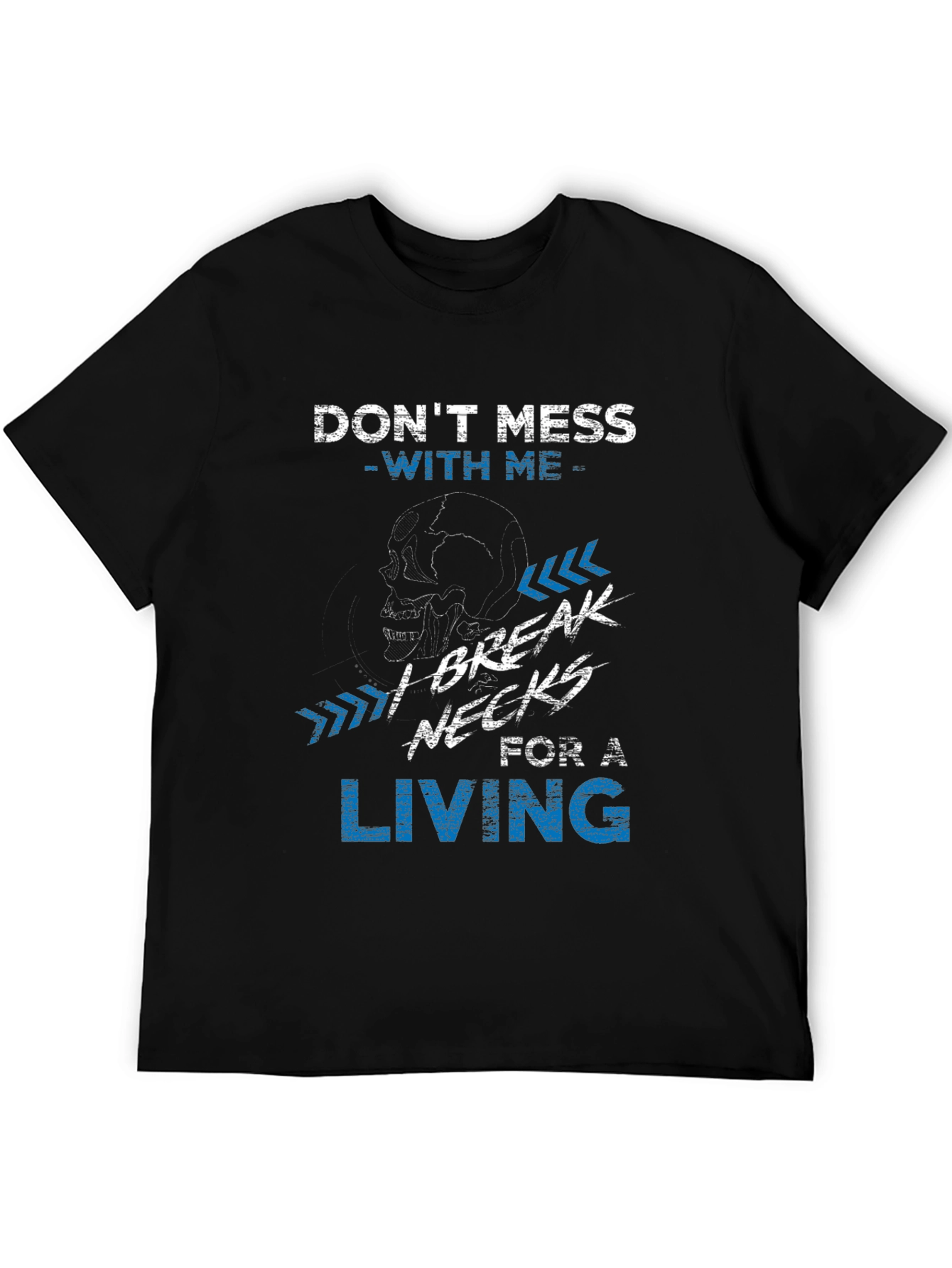 Black Don't Mess With Me T-Shirt view 5