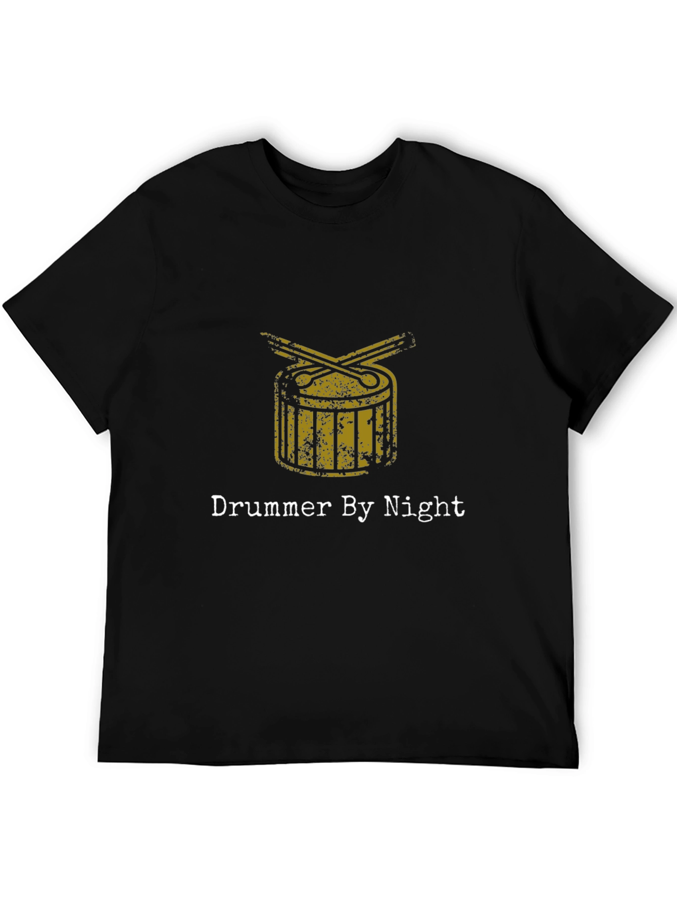 Black Drummer By Night Black Graphic Tee view 5