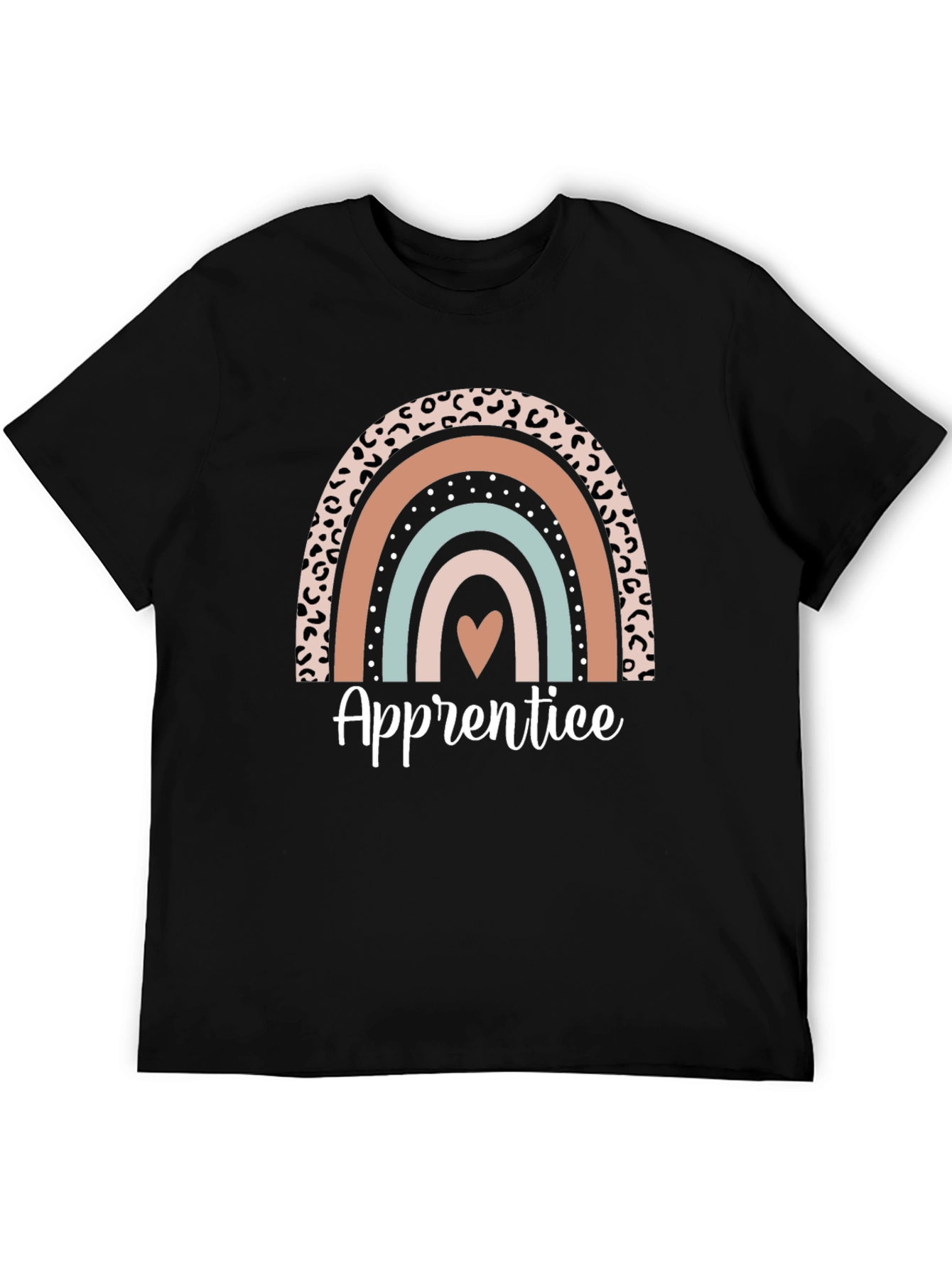 Black Apprentice Rainbow Graphic Tee view 5