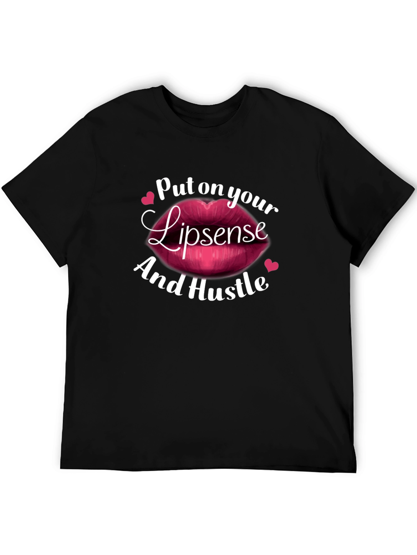 Black Lipsense Hustle Graphic Tee view 5