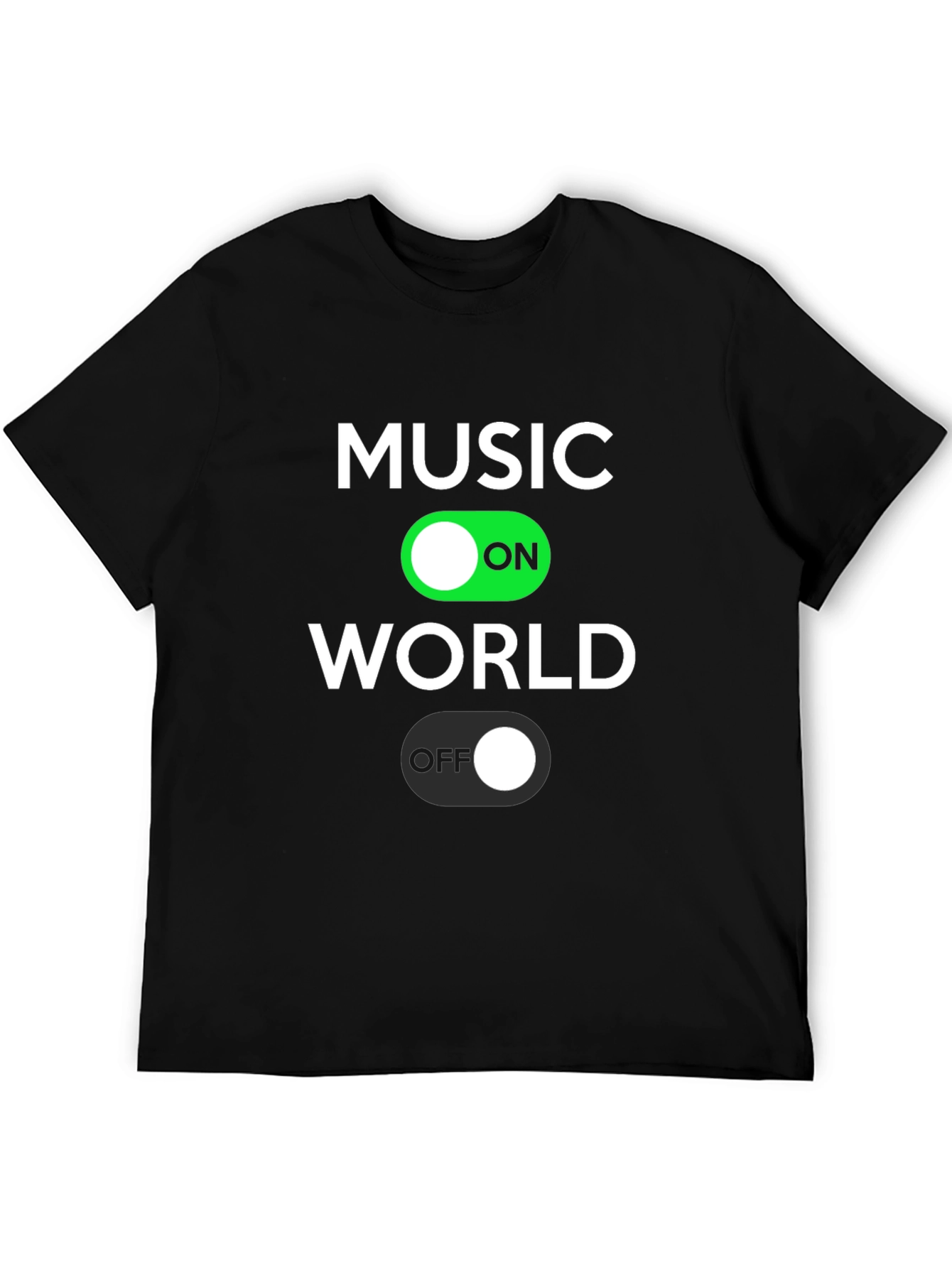 Black Music On World Off T-Shirt view 5