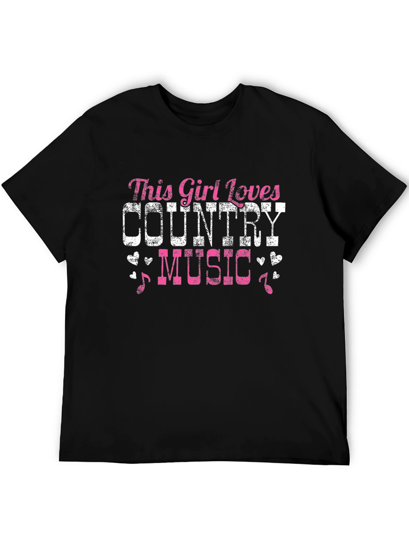Black Country Music Lover Graphic Tee view 5