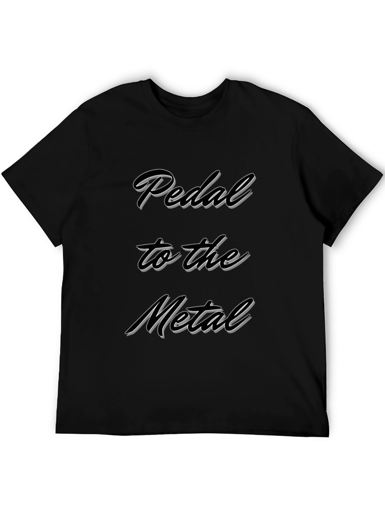 Black Pedal to the Metal Graphic T-Shirt view 5
