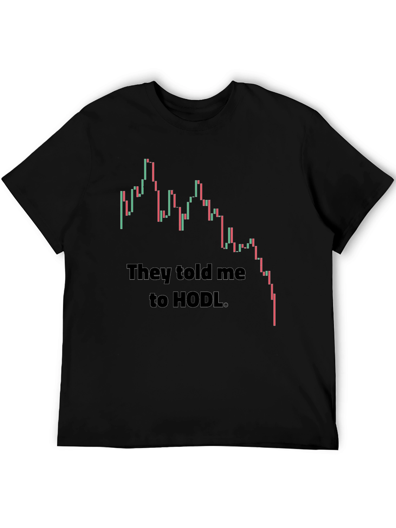HODL Crypto Stock Chart T-Shirt - 5