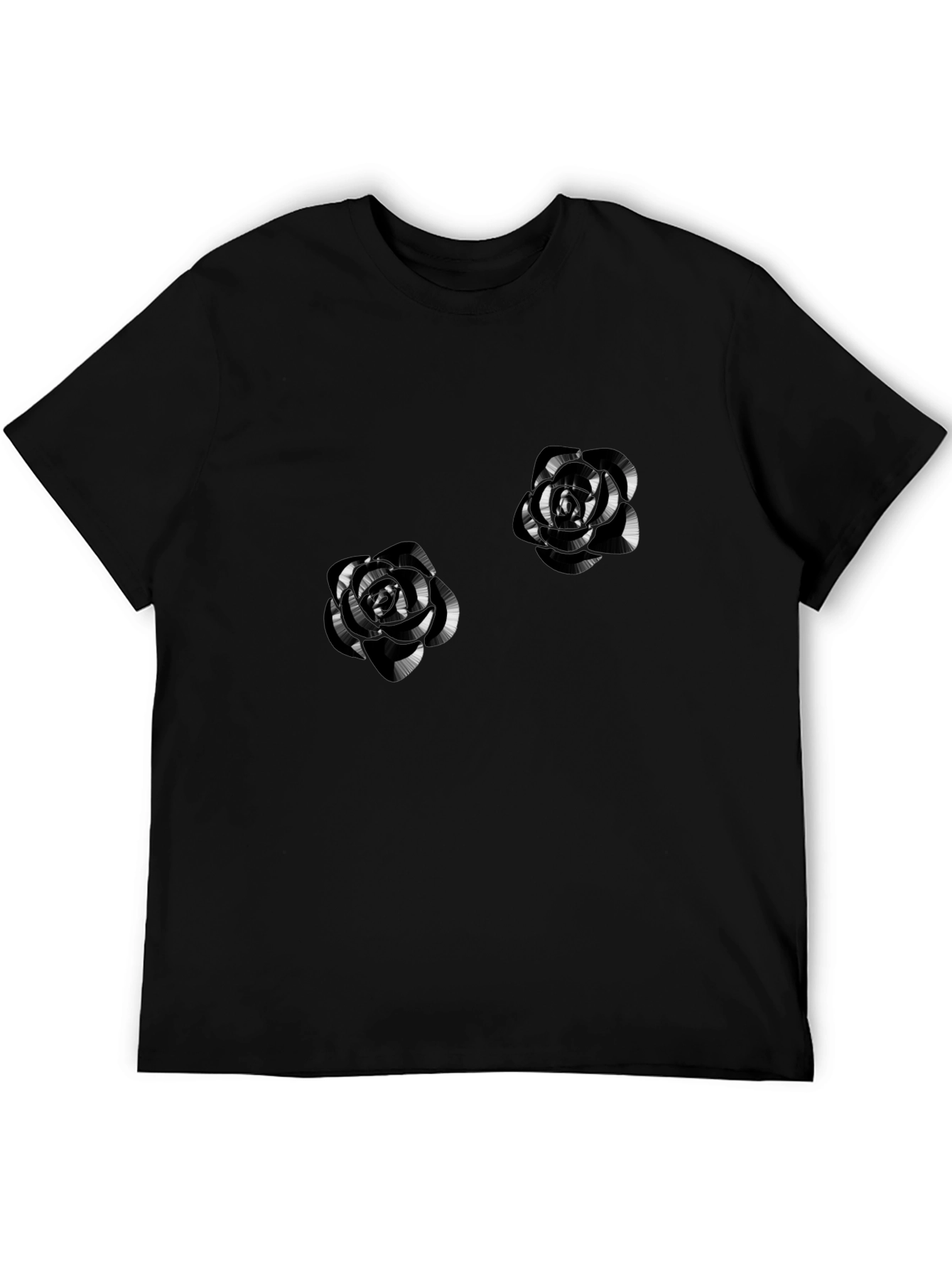 Black Rose Graphic Tee - Modern Style - 5