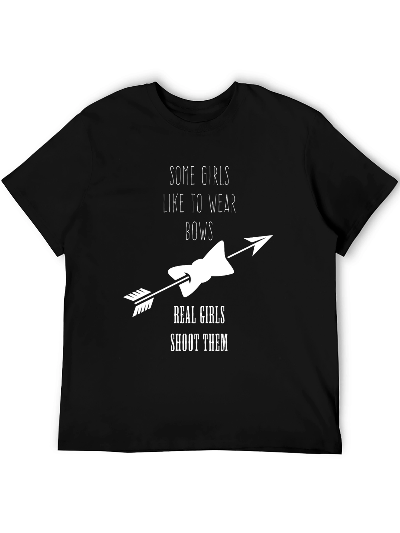 Black Girls Shoot Bows T-Shirt - Novelty Graphic Tee view 5