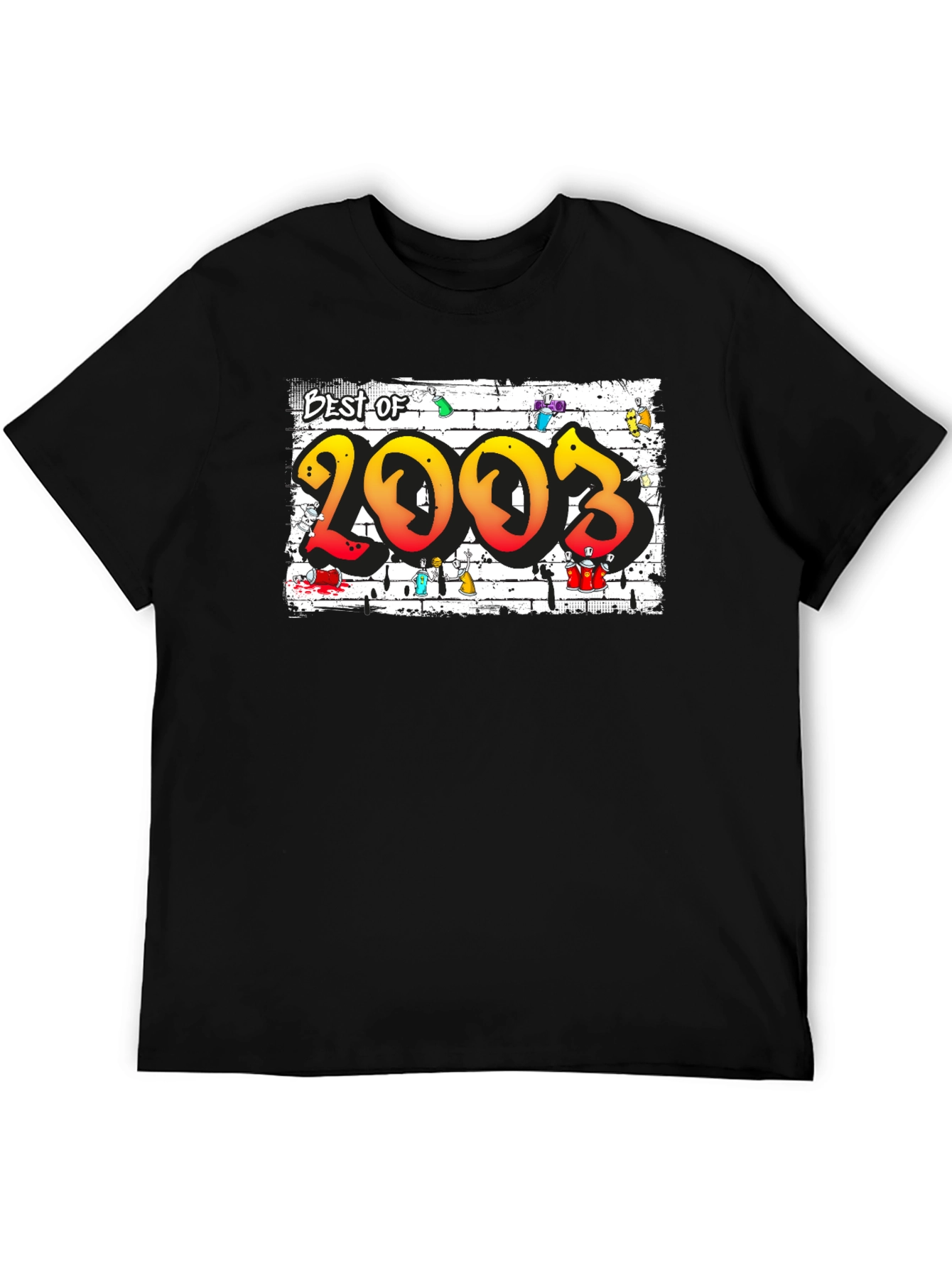 Black Best of 2003 Graffiti T-Shirt view 5
