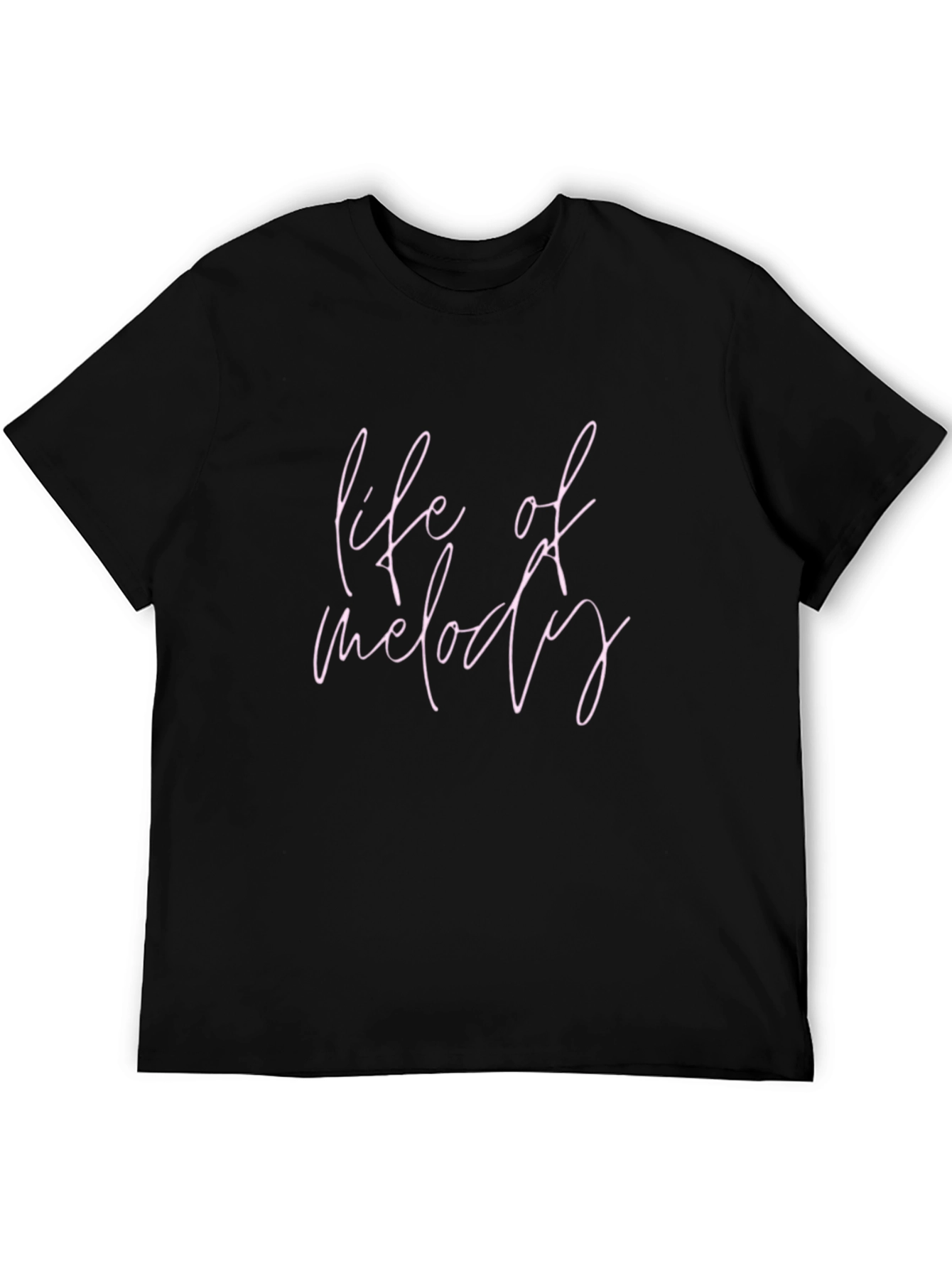 Black Life of Melody Black Graphic Tee view 5