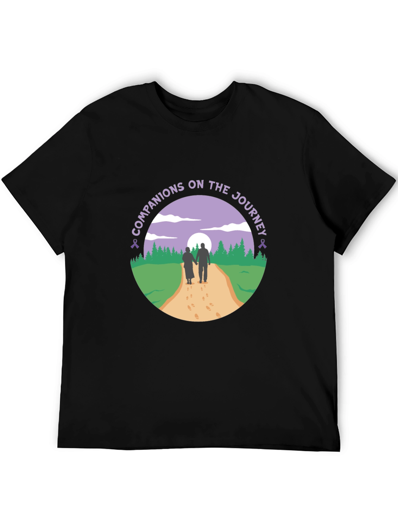 Black Companions on the Journey Graphic T-Shirt view 5