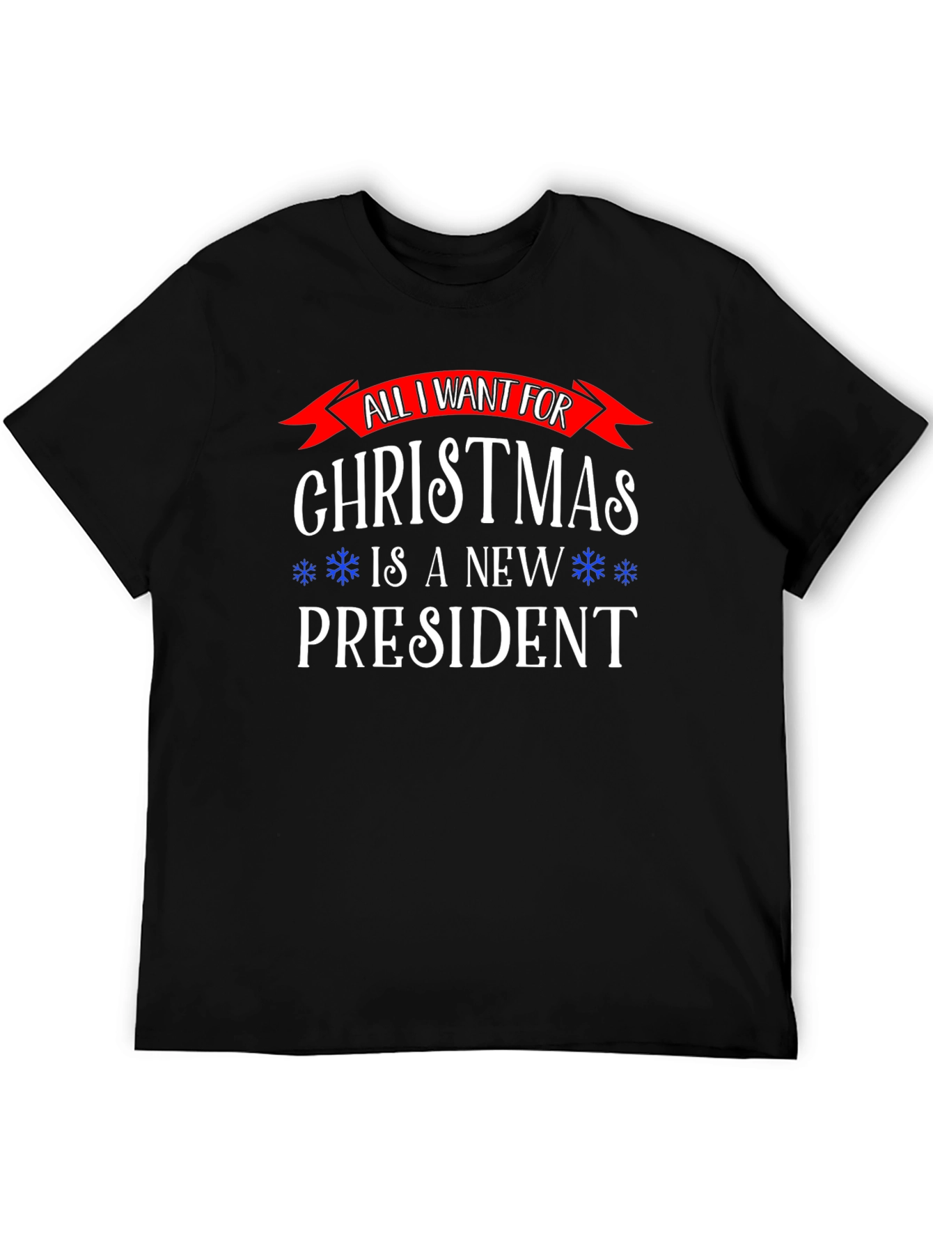 Black Christmas New President Graphic Tee view 5