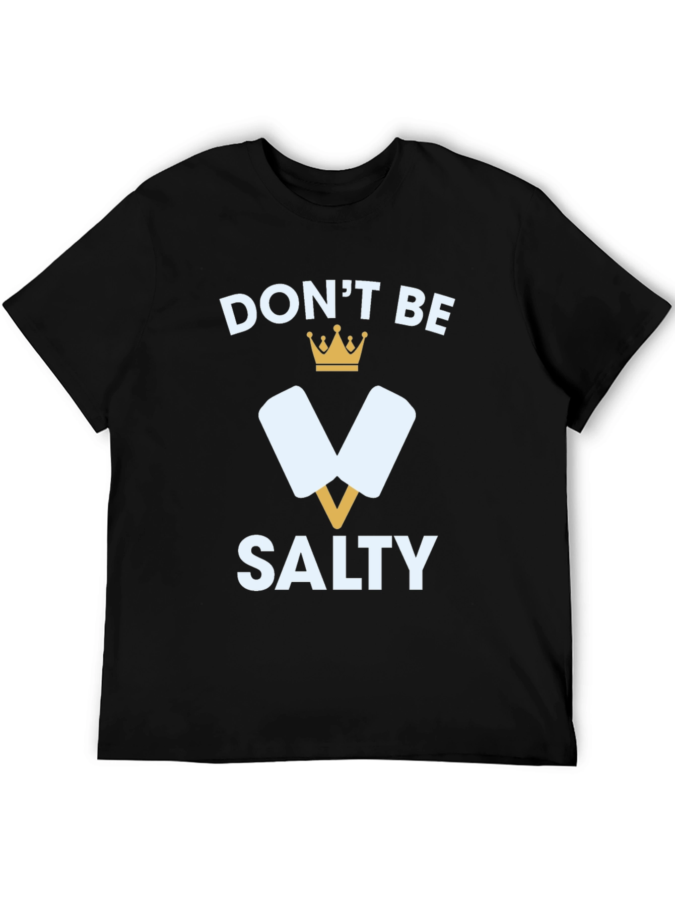 Black Don't Be Salty T-Shirt, Funny Popsicle Tee view 5