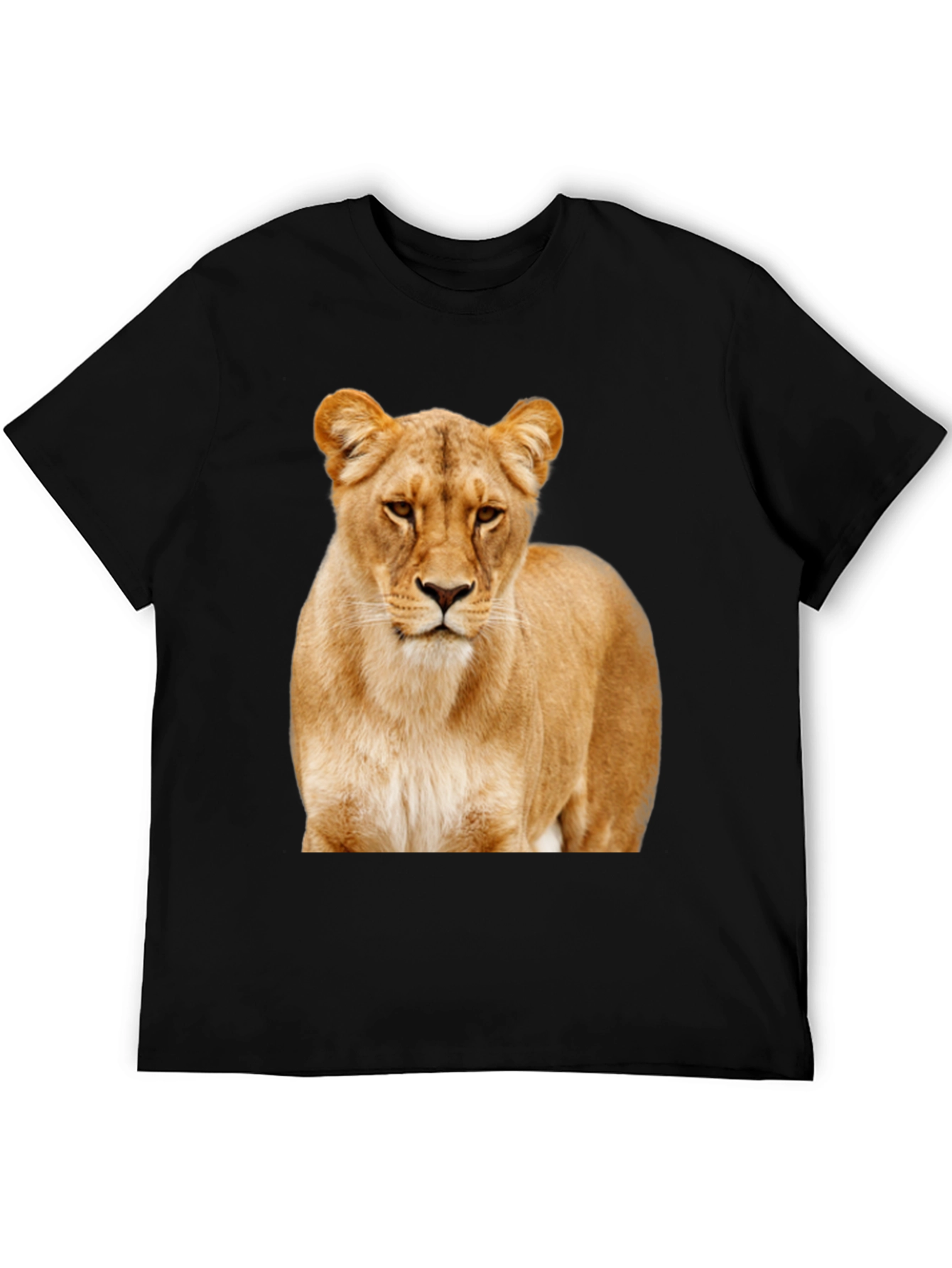 Black Lion Graphic Tee - Stylish Animal Print T-Shirt view 5