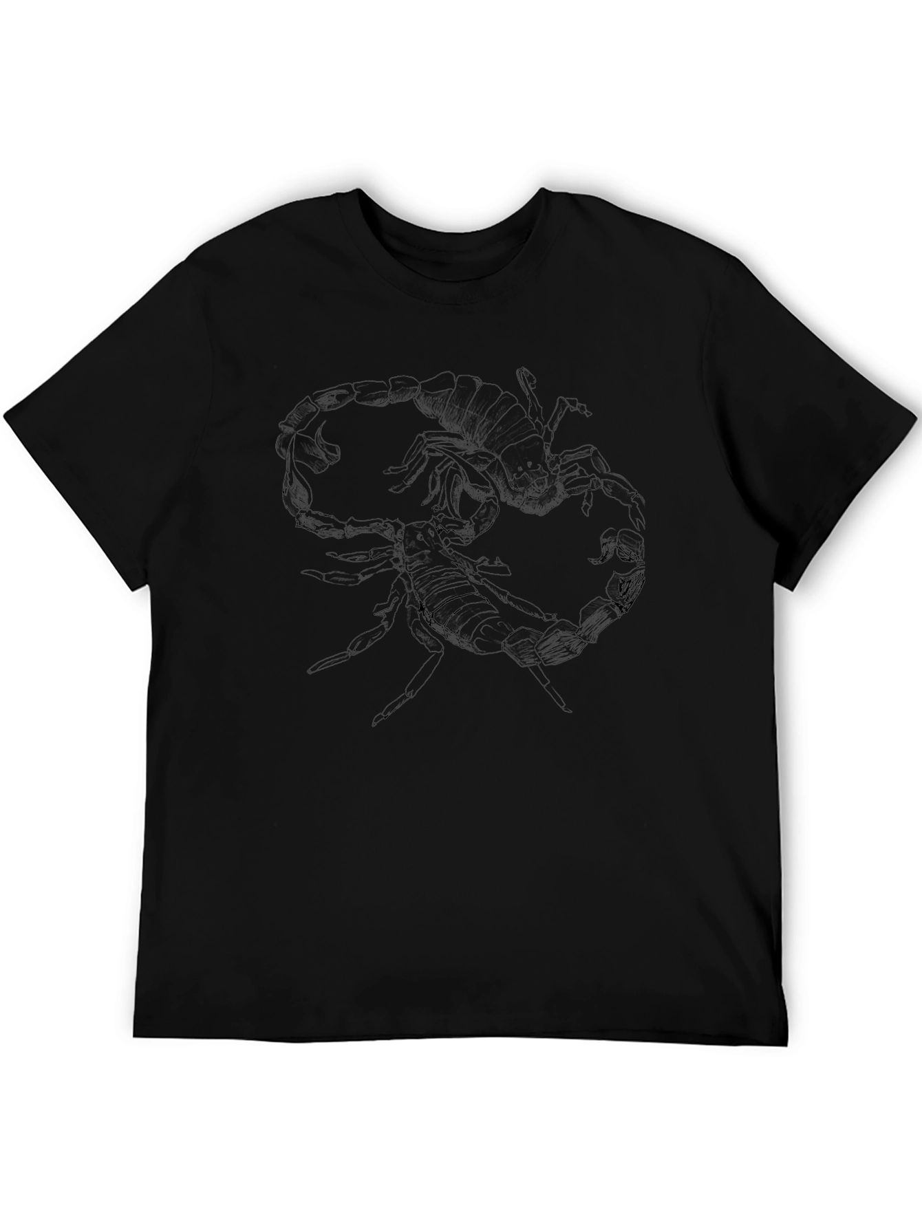 Scorpion Graphic Tee - Bold Black Cotton T-Shirt - 5