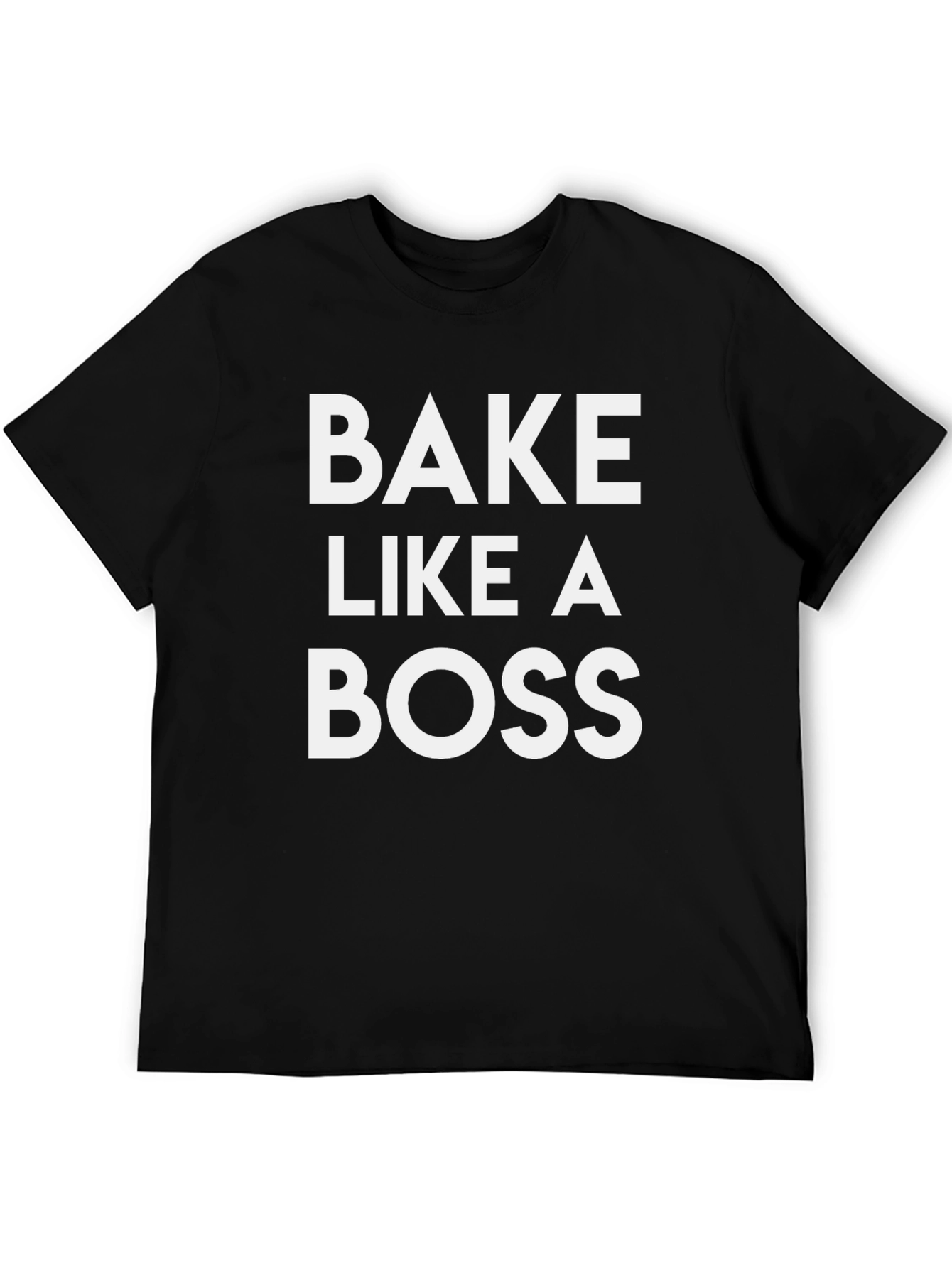 Bake Like a Boss T-Shirt - Black Graphic Tee - 5