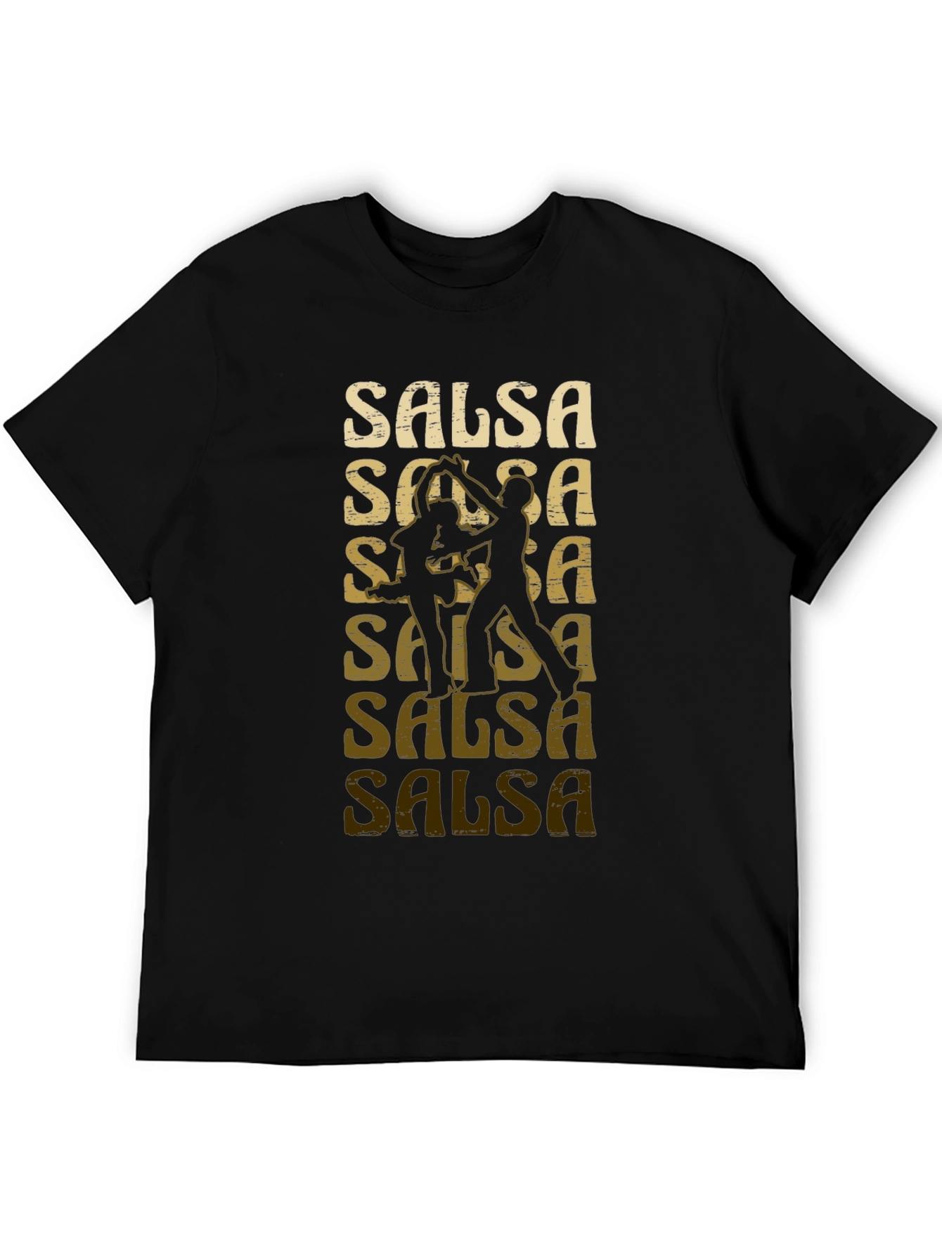 Black Salsa Dance T-Shirt view 5