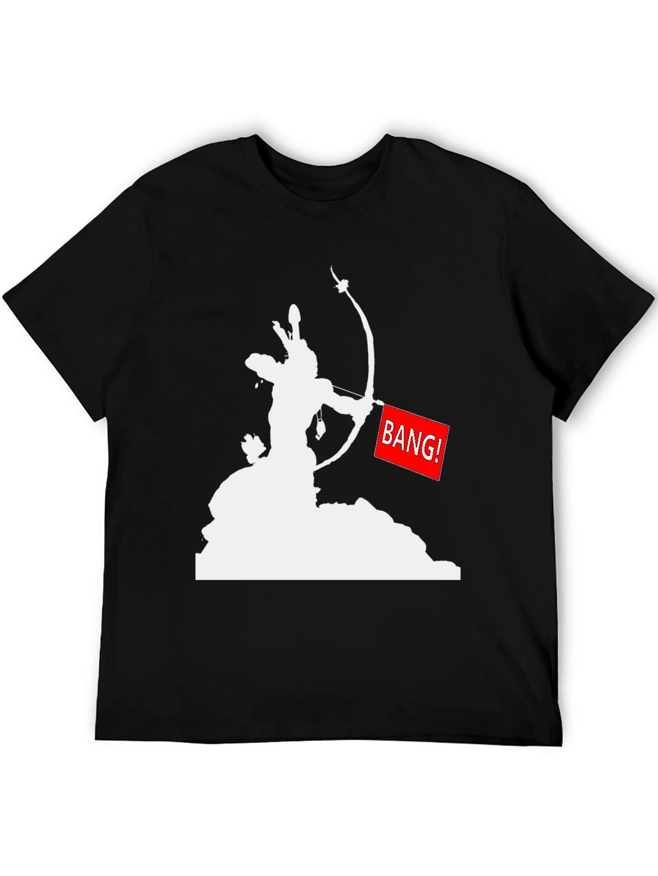 Black Bang! Native American Archer Graphic Tee view 5