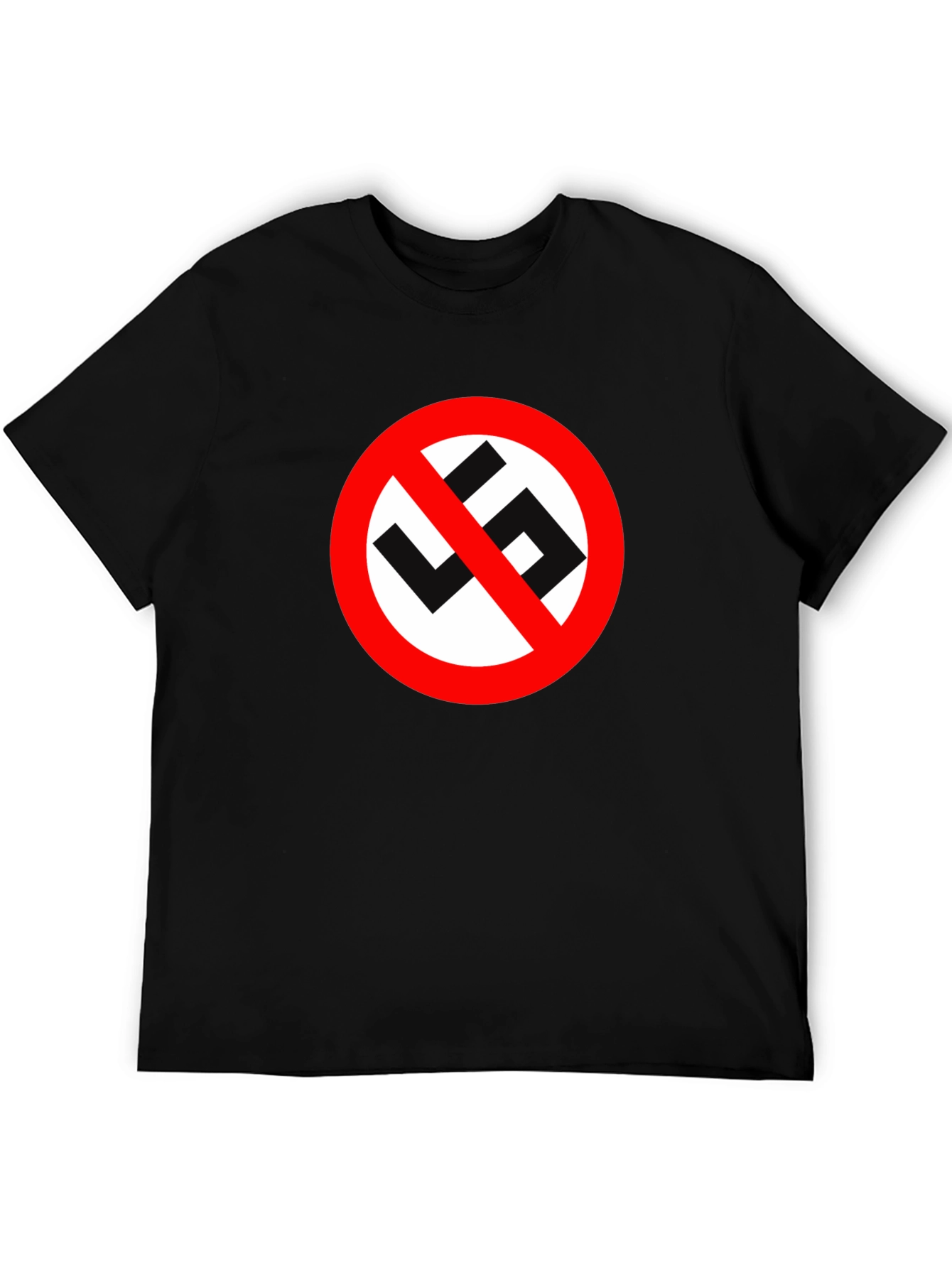 Anti-Hate Symbol Graphic Tee - Black - 5