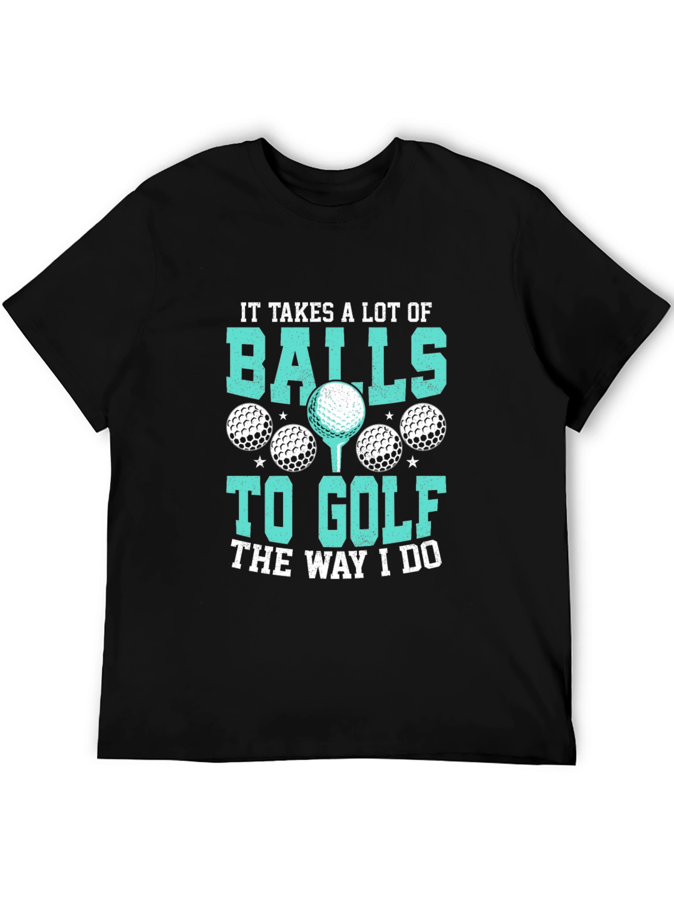 Golf Balls Graphic Tee - Humorous Golfer T-Shirt - 5