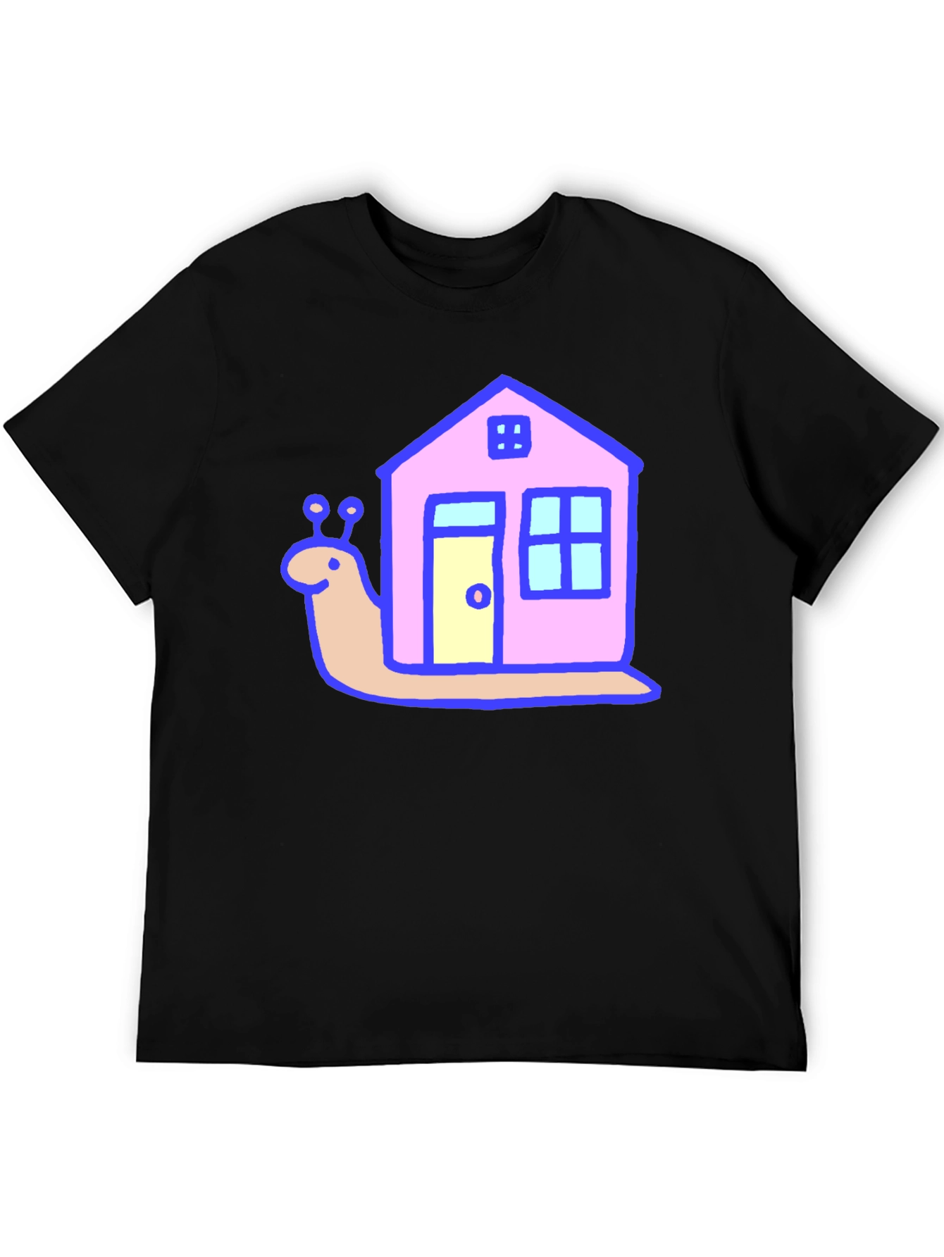 Black Snail House Graphic Print Tee view 5