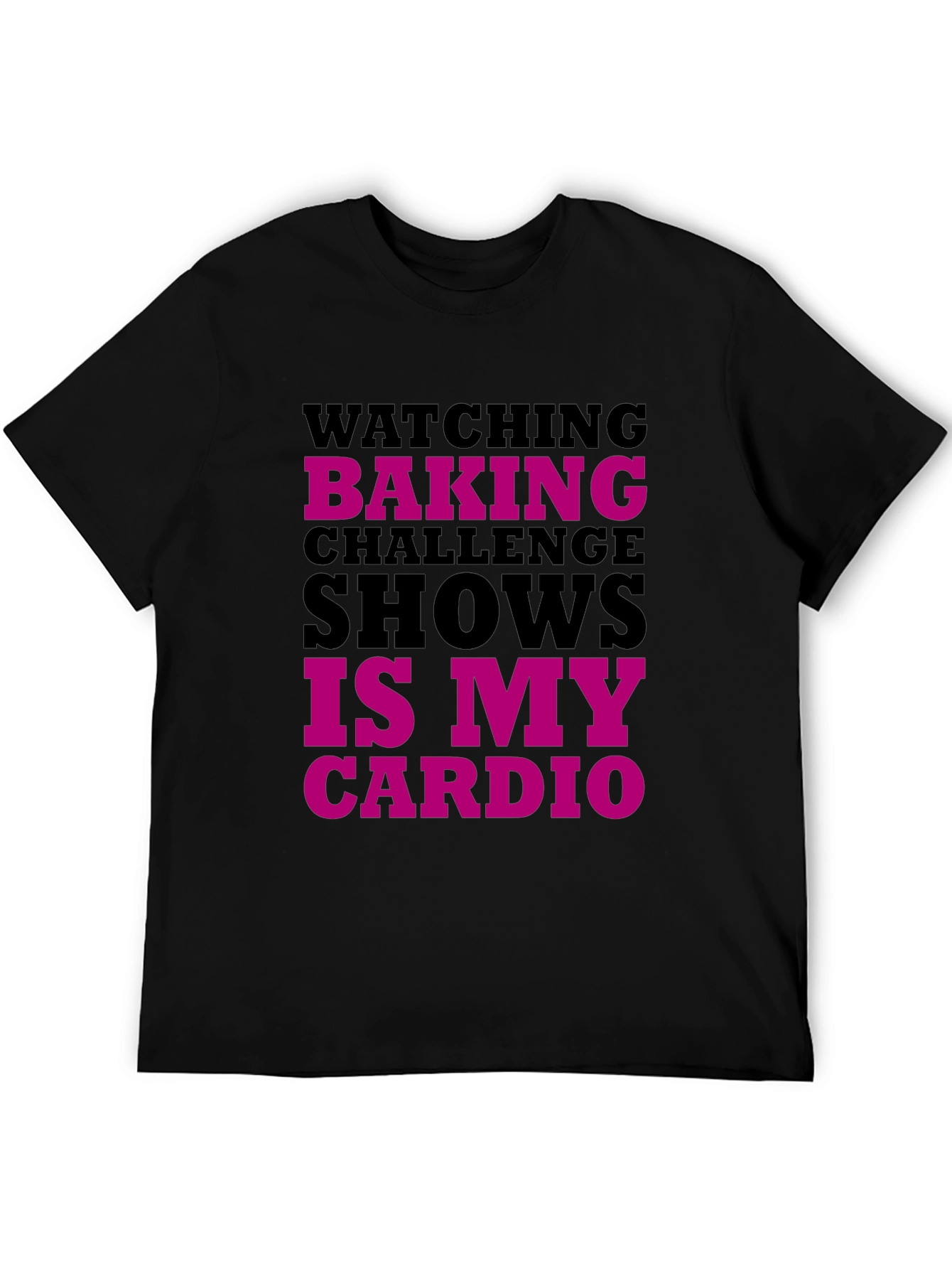 Black Baking Challenge Cardio Graphic Tee view 5