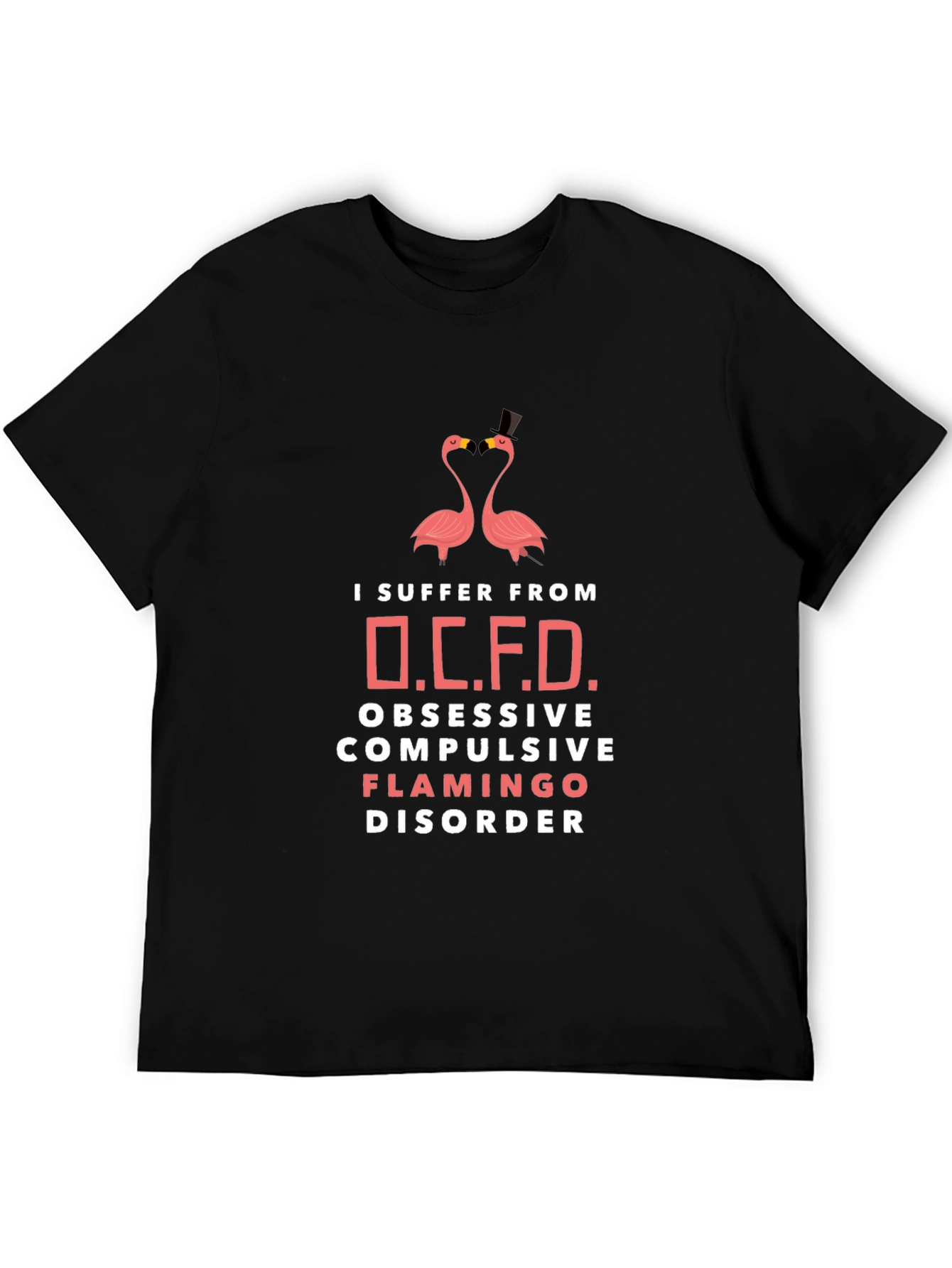 Black OCFD Flamingo Disorder T-Shirt view 5