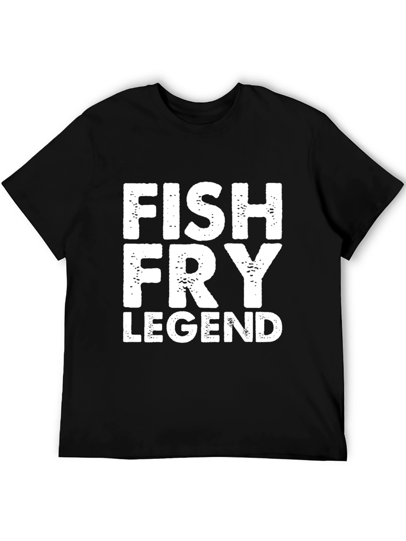 Black Fish Fry Legend Black T-Shirt view 5