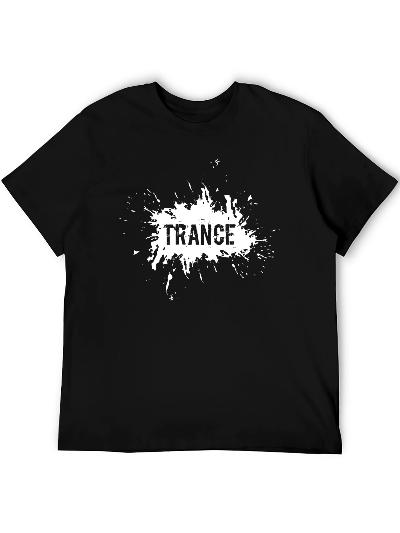 Black Trance Graphic Black T-Shirt view 5