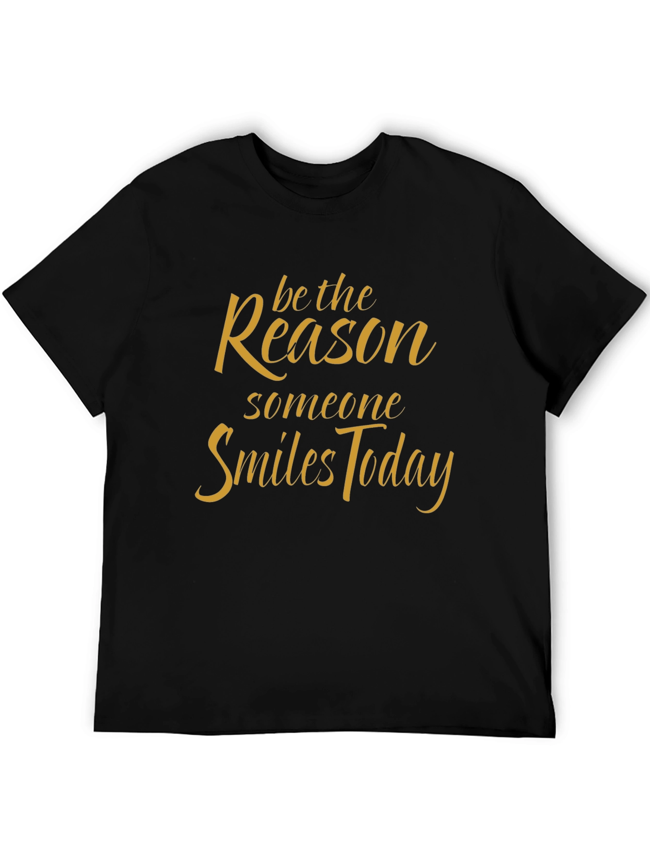 Black Be the Reason T-Shirt - Inspirational Quote Tee view 5