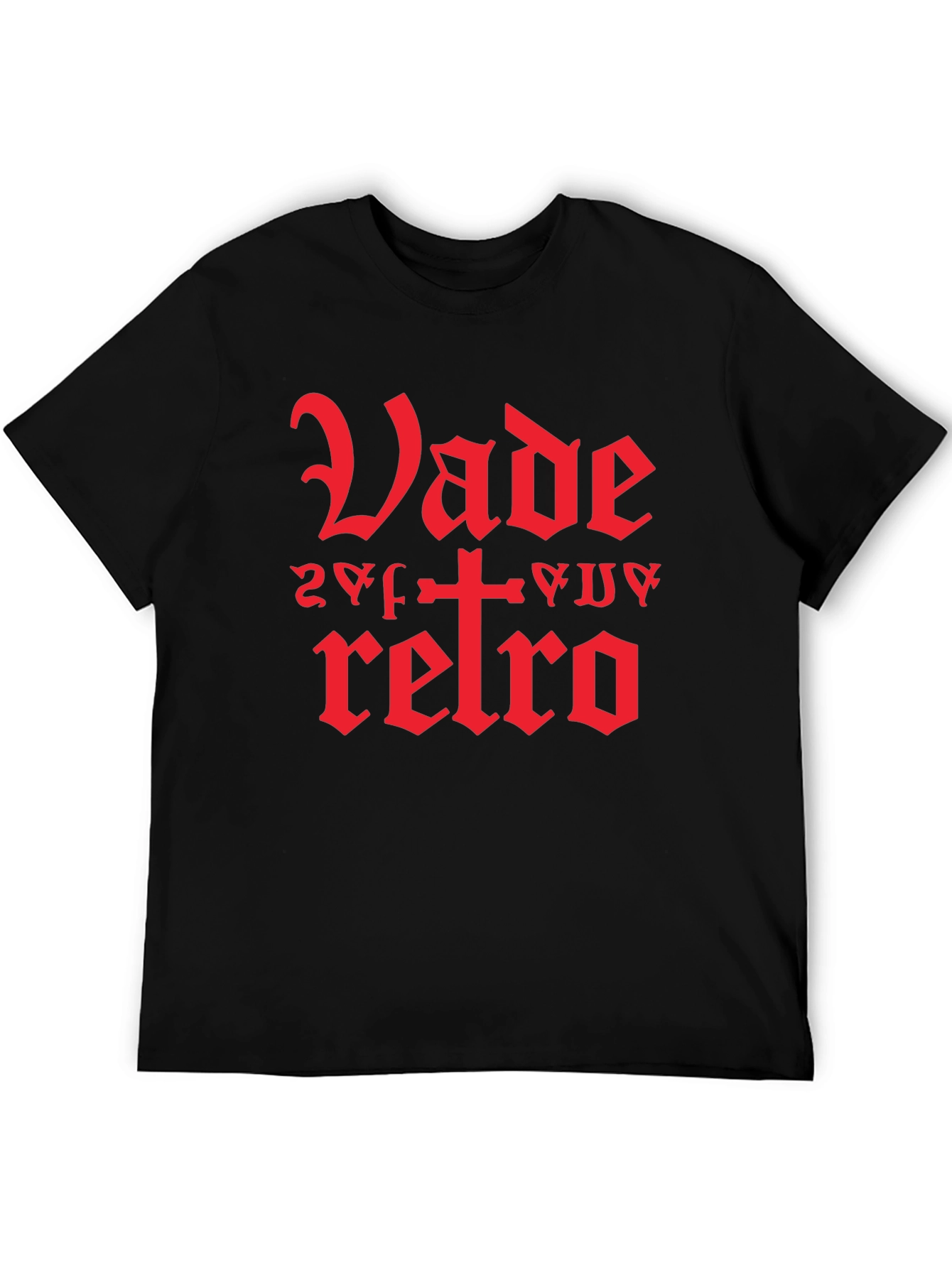 Black Vade Retro Graphic Tee - Stylish Gothic Design view 5