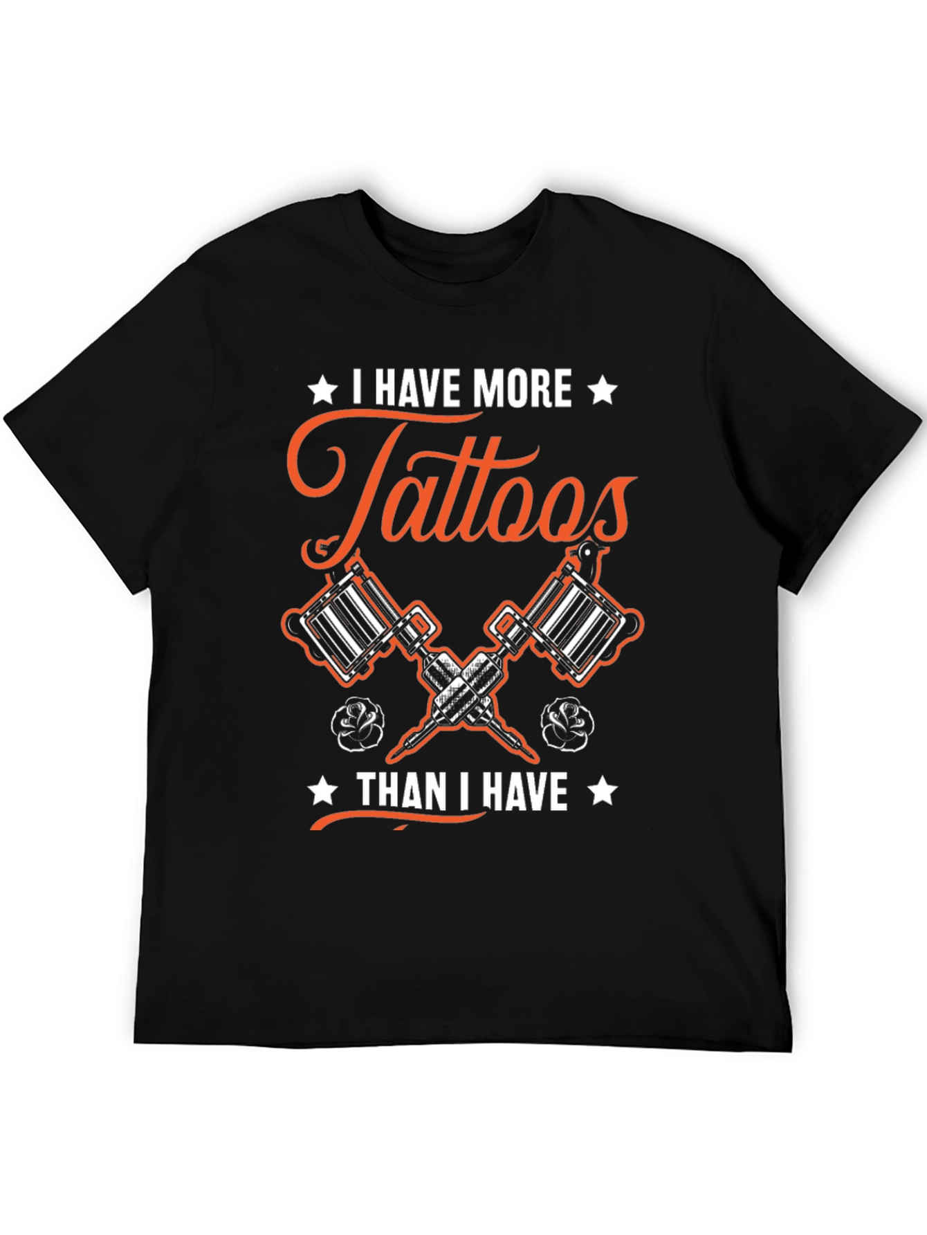 Black Tattoo Lover T-Shirt: More Tattoos view 5