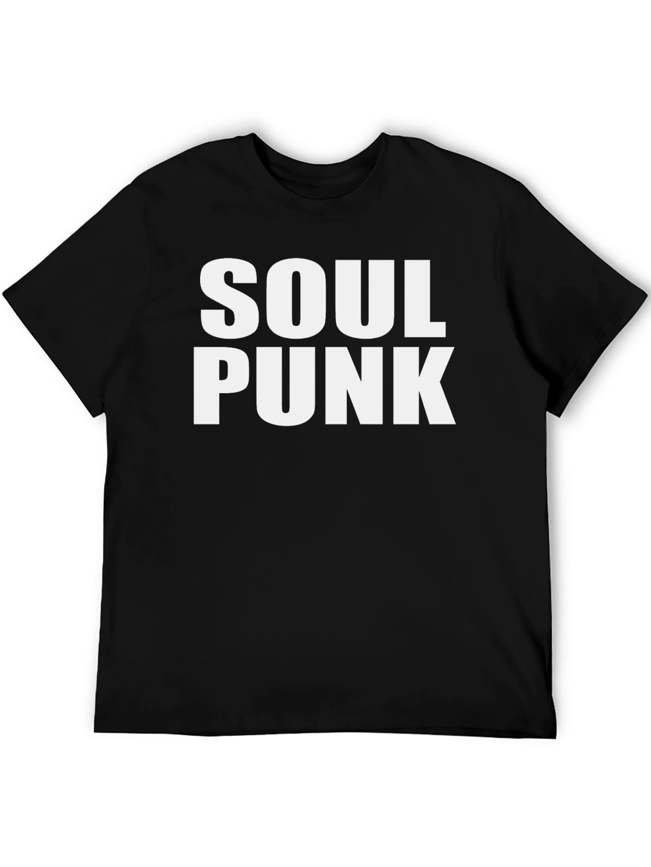 Black Soul Punk Graphic Tee - Mens Black T-Shirt view 5