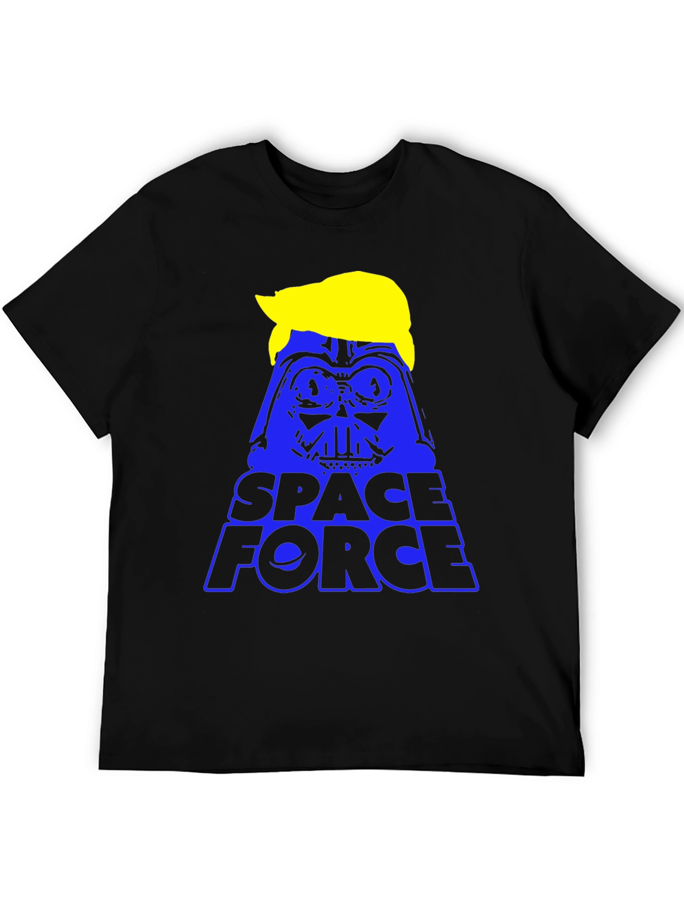 Black Space Force Darth Vader Trump T-Shirt view 5
