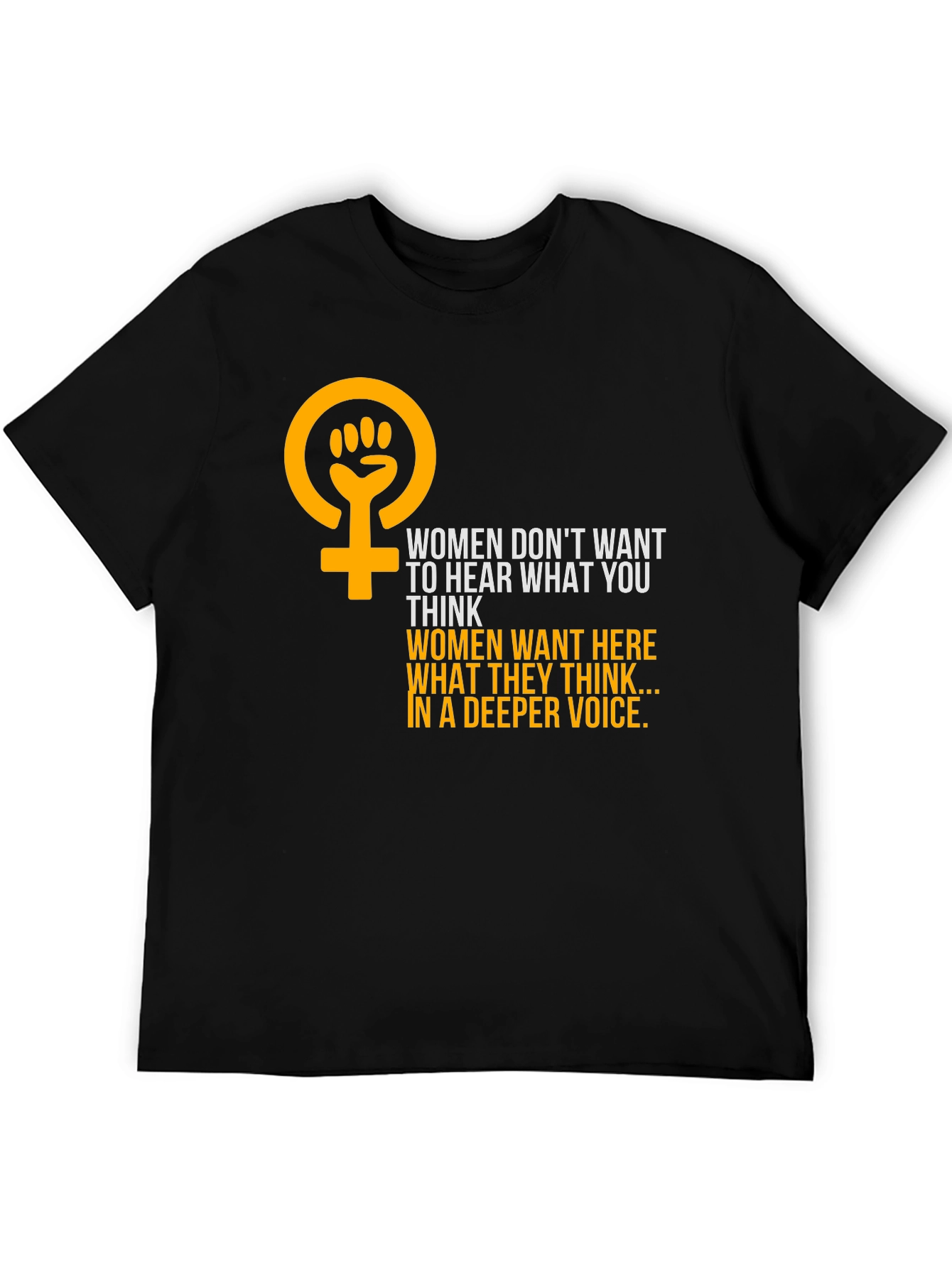 Black Feminist Empowerment Graphic Tee - Hear Women's Voices view 5