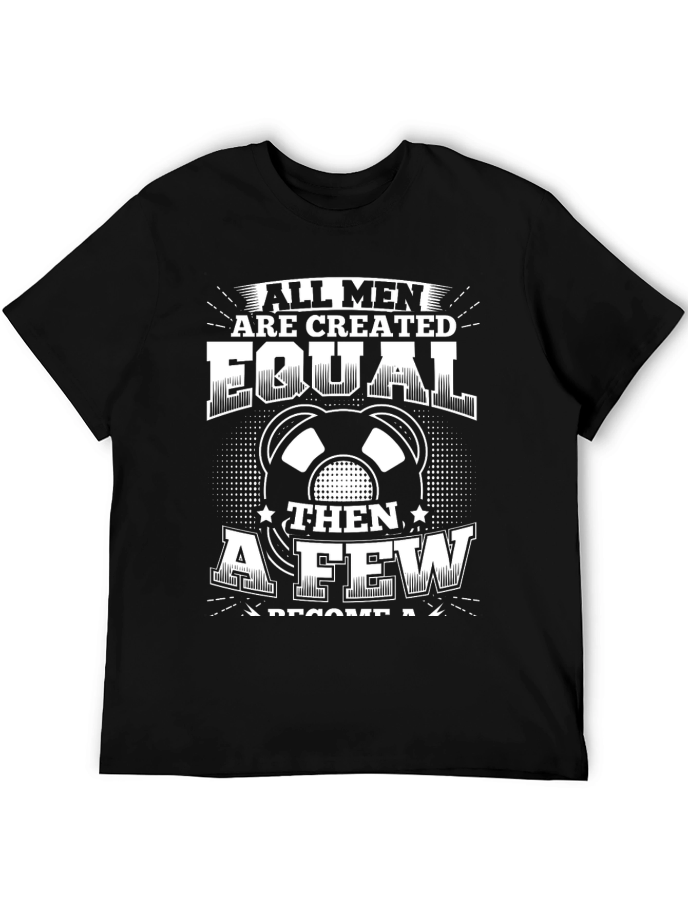 Black Equal Few Become DJ Funny T-Shirt view 5
